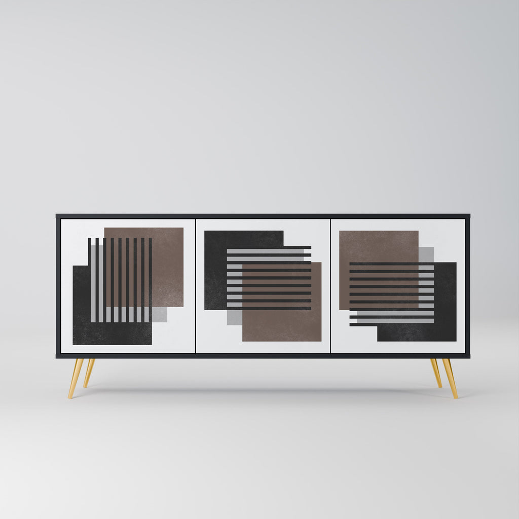 Buffet 3 portes SHADOW SYNCHRONY finition noire