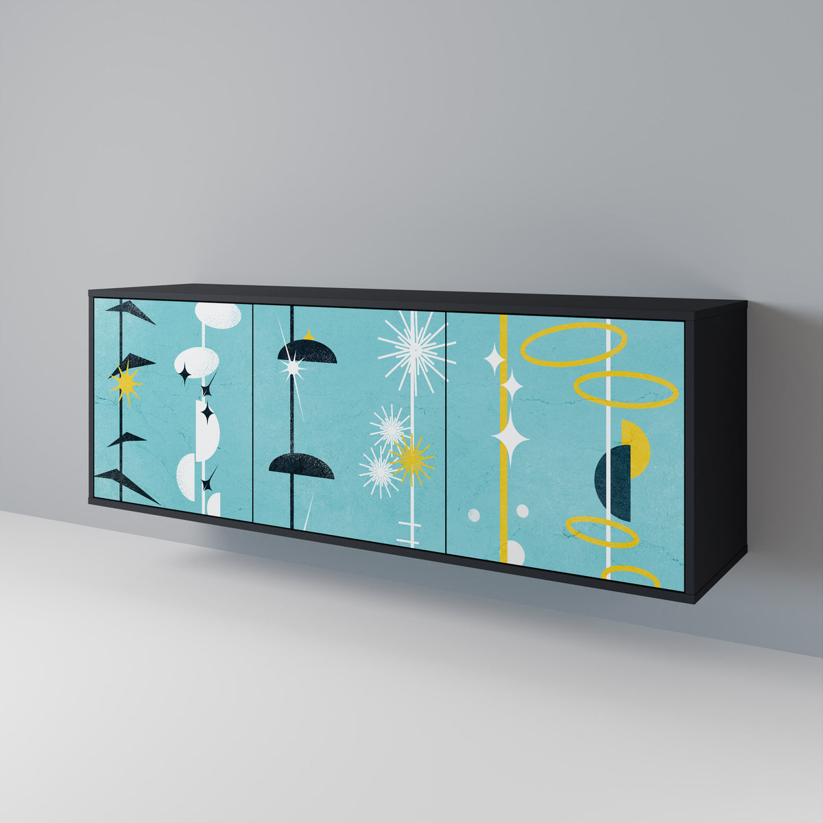 PATHS TO HAPPINESS 3-Door Sideboard