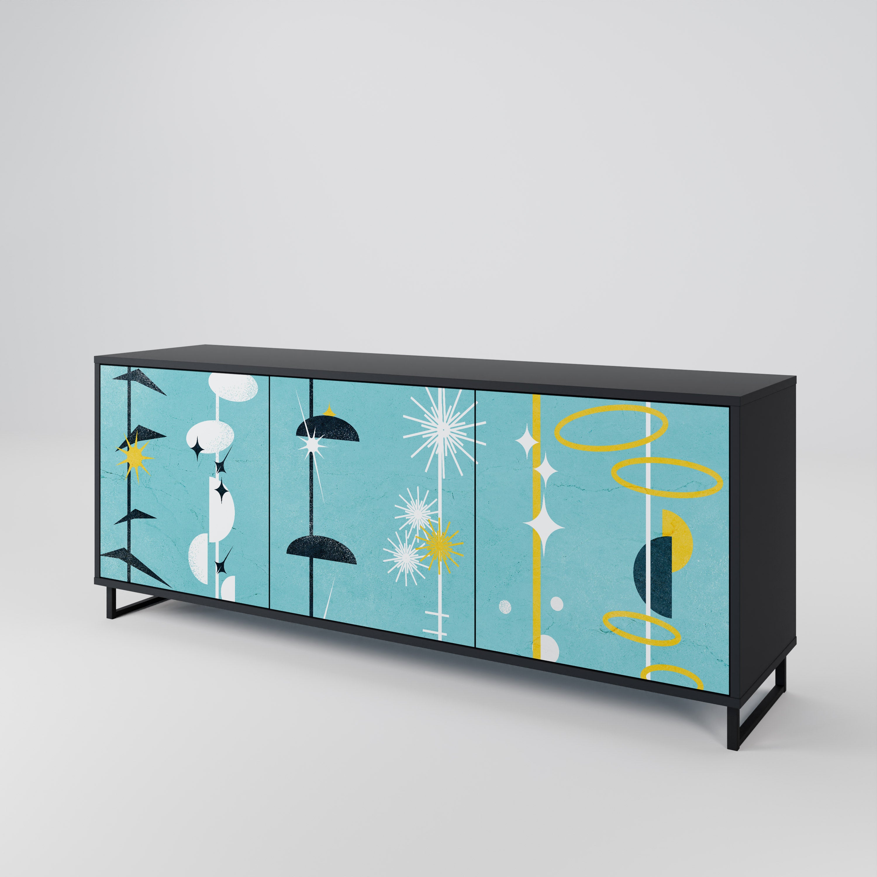 PATHS TO HAPPINESS 3-Door Sideboard