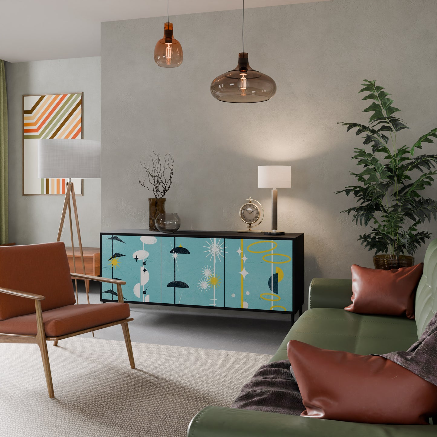 PATHS TO HAPPINESS 3-Door Sideboard
