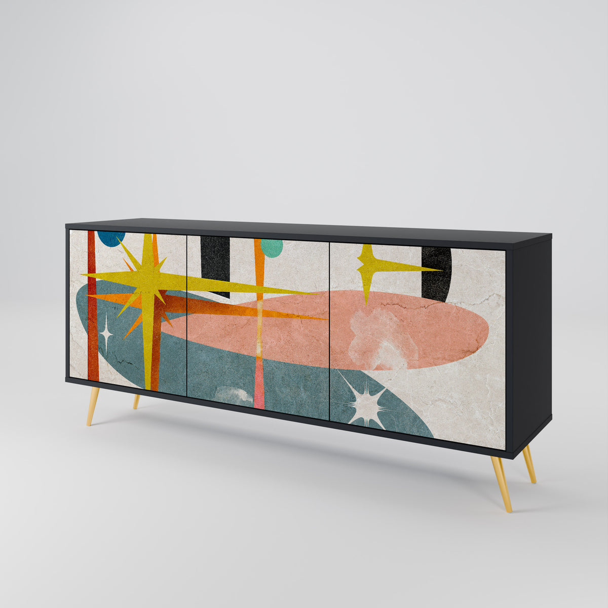 INTERSTELLAR VIBES 3-Door Sideboard