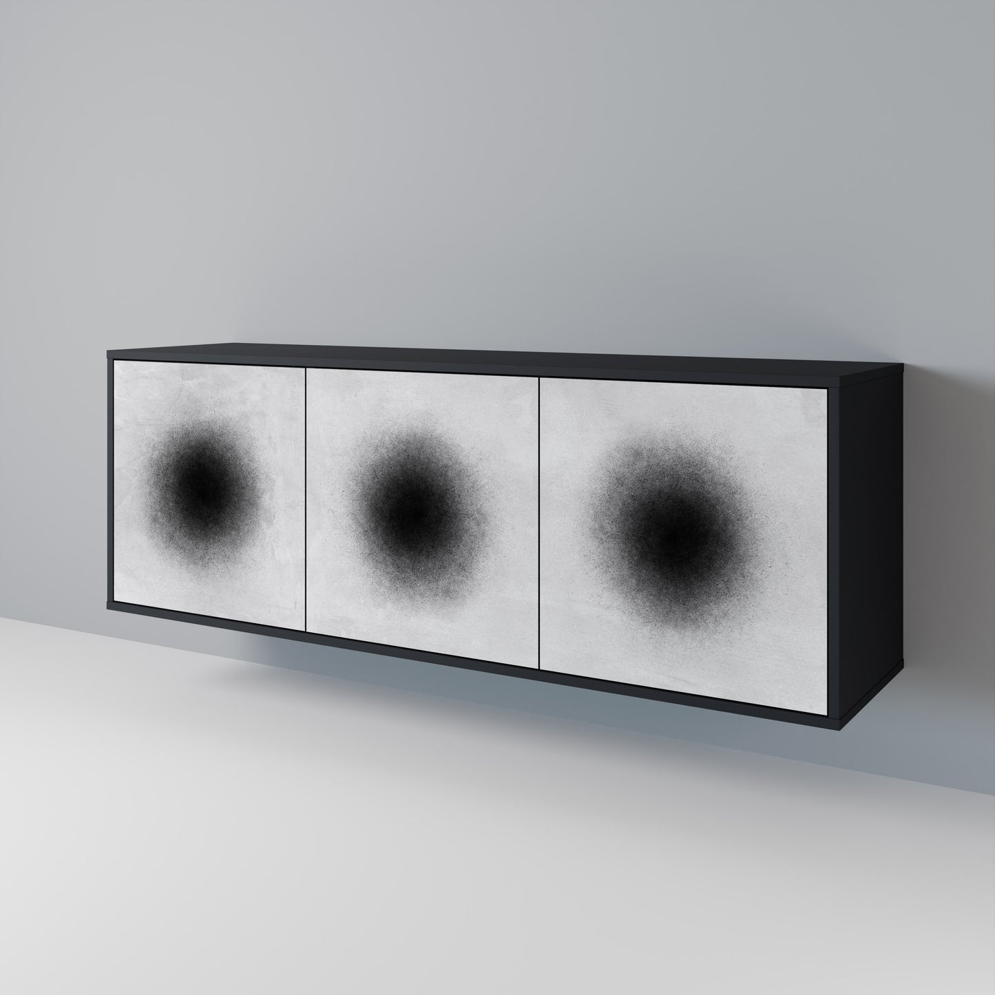 BLACK HOLE 3-Door Sideboard