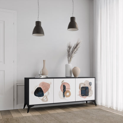 COLORFUL SHAPES 3-Door Sideboard