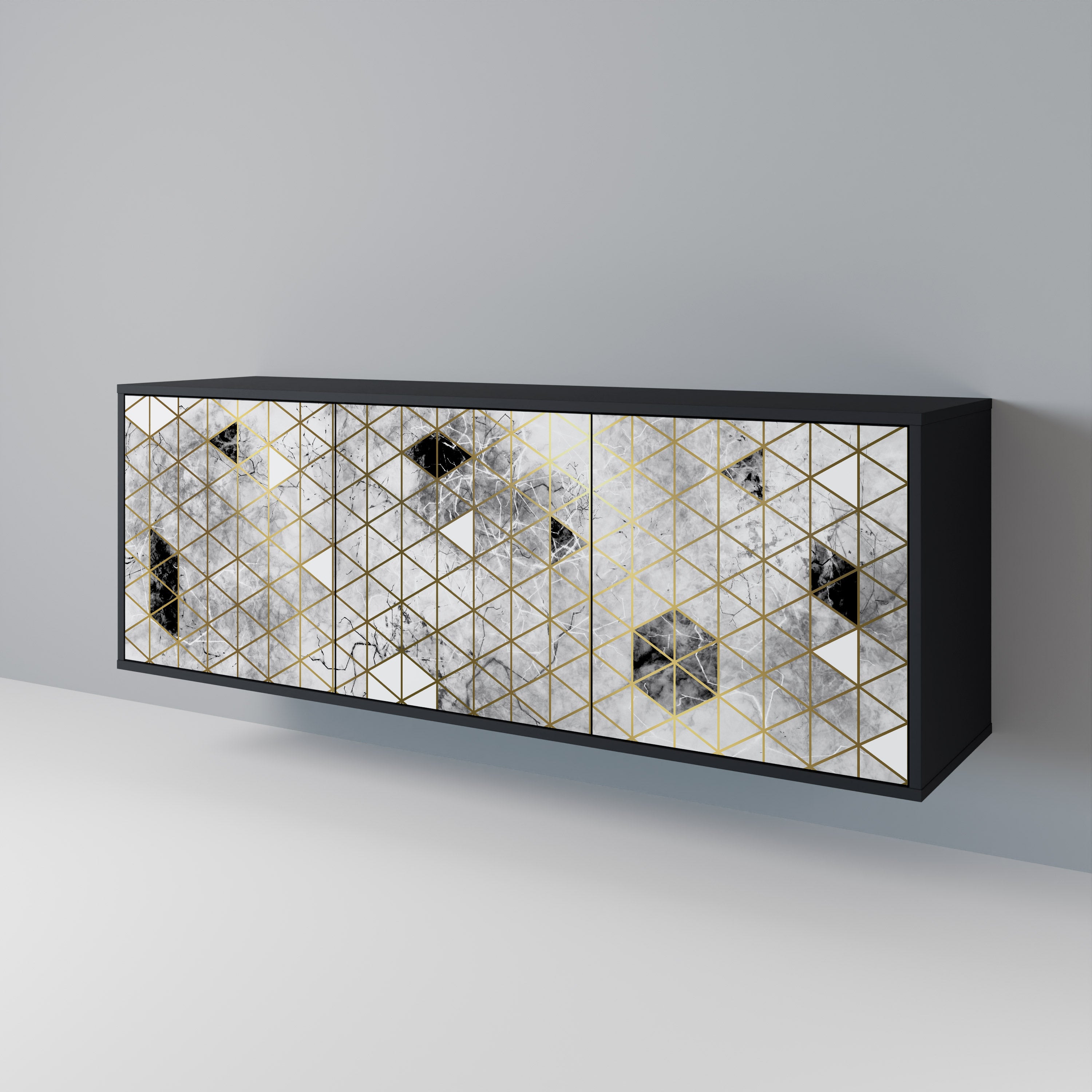 ASHEN ARIA 3-Door Sideboard