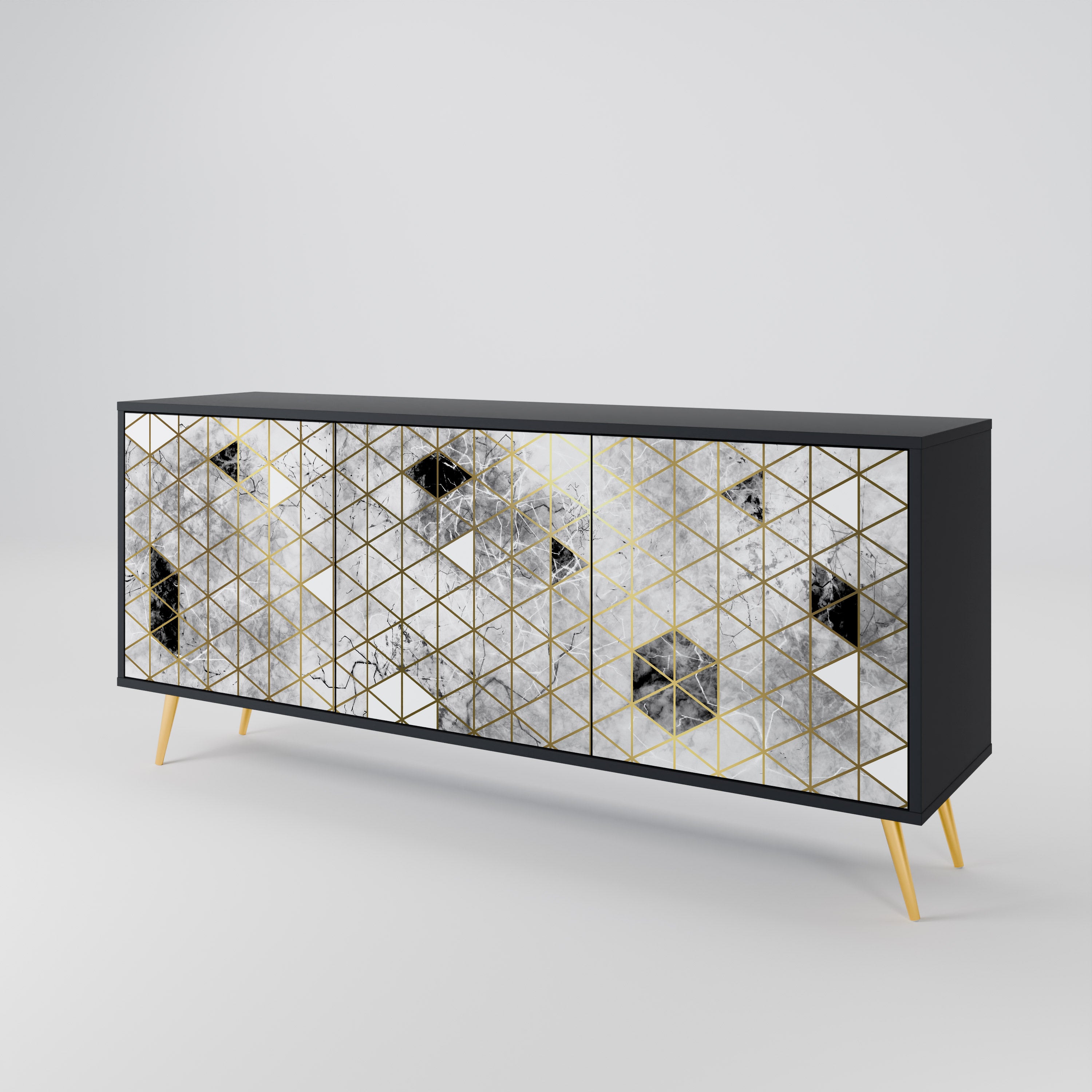 ASHEN ARIA 3-Door Sideboard