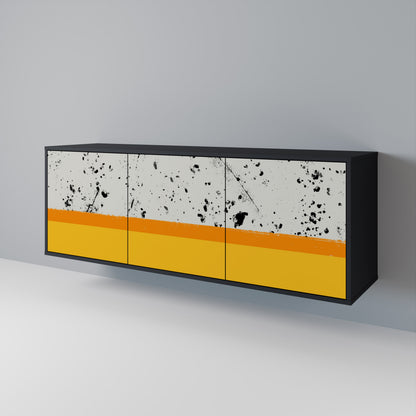 DYED BY ORANGE 3-Door Sideboard