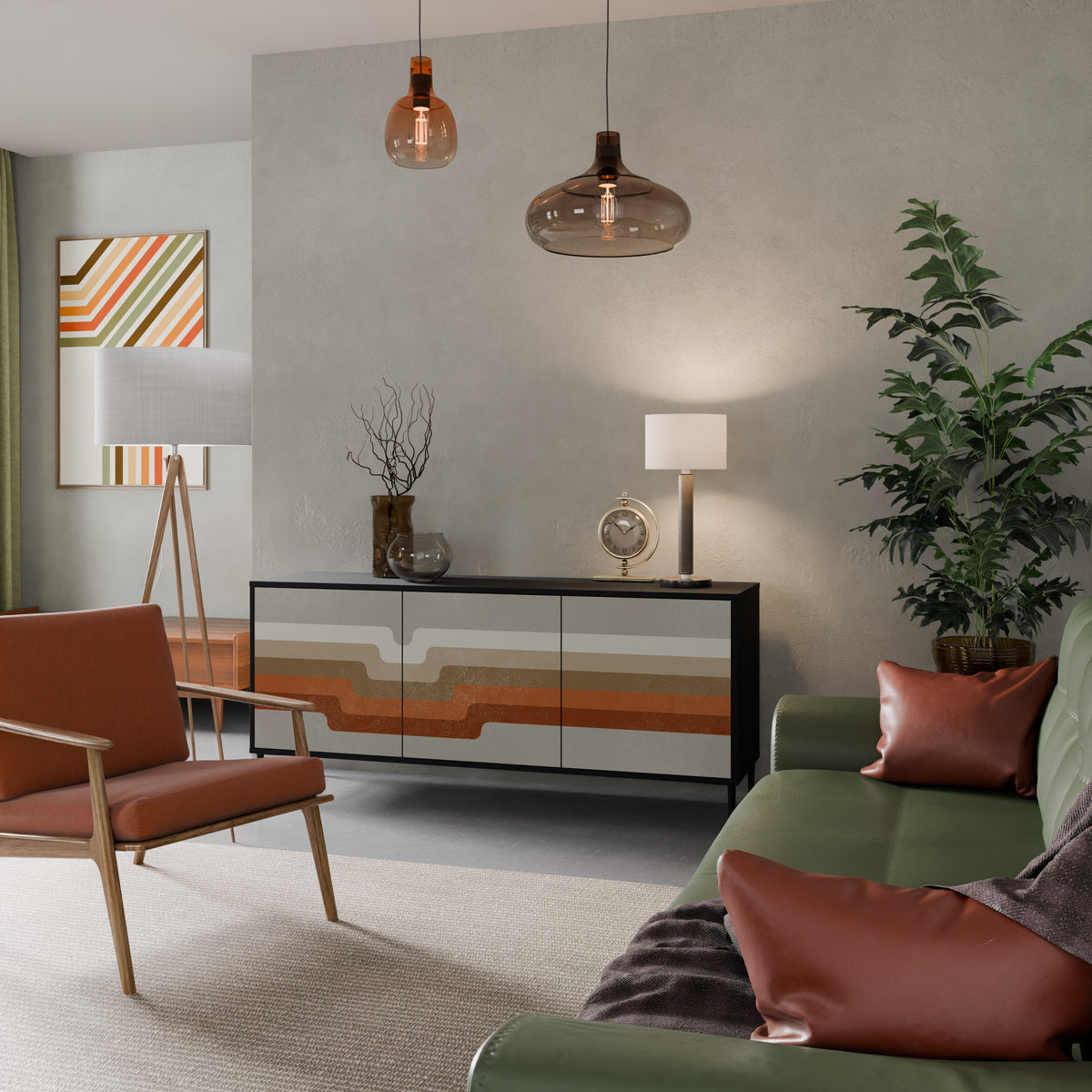 PECULIAR TRAIL 3-Door Sideboard