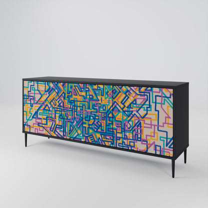 MEMORIES MAP 3-Door Sideboard