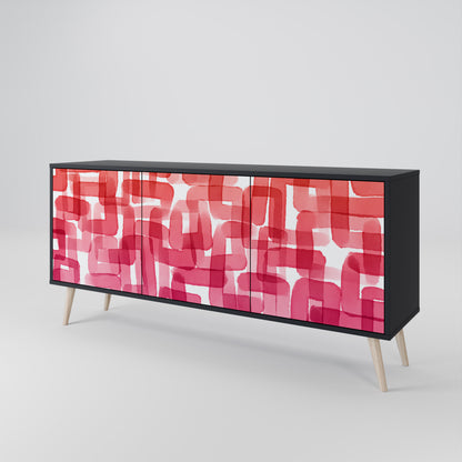 KALEIDOSCOPIC CUBISM 3-Door Sideboard