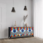 ABSTRACTION AND GEOMETRY 3-Door Sideboard