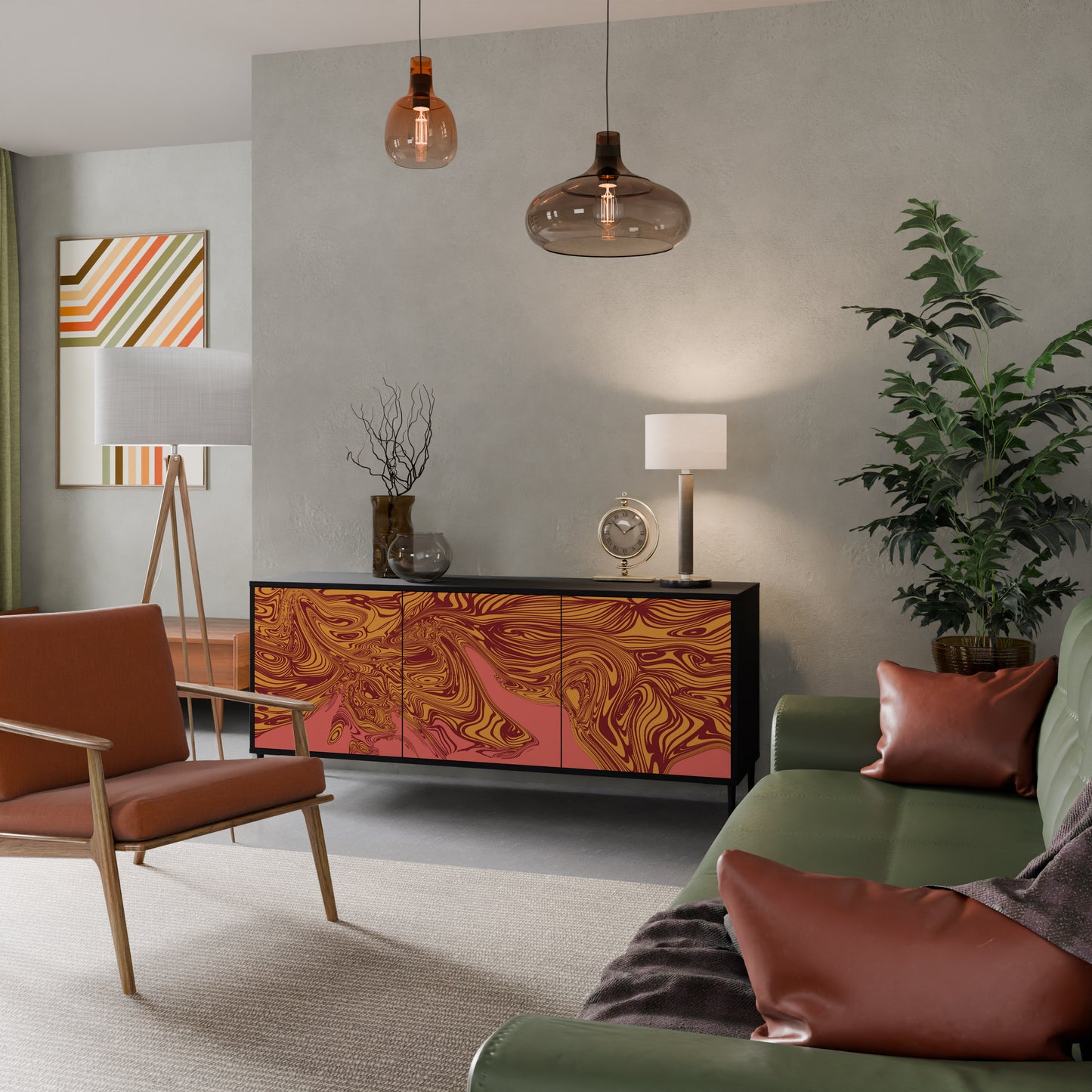 FLOATING THOUGHTS 3-Door Sideboard