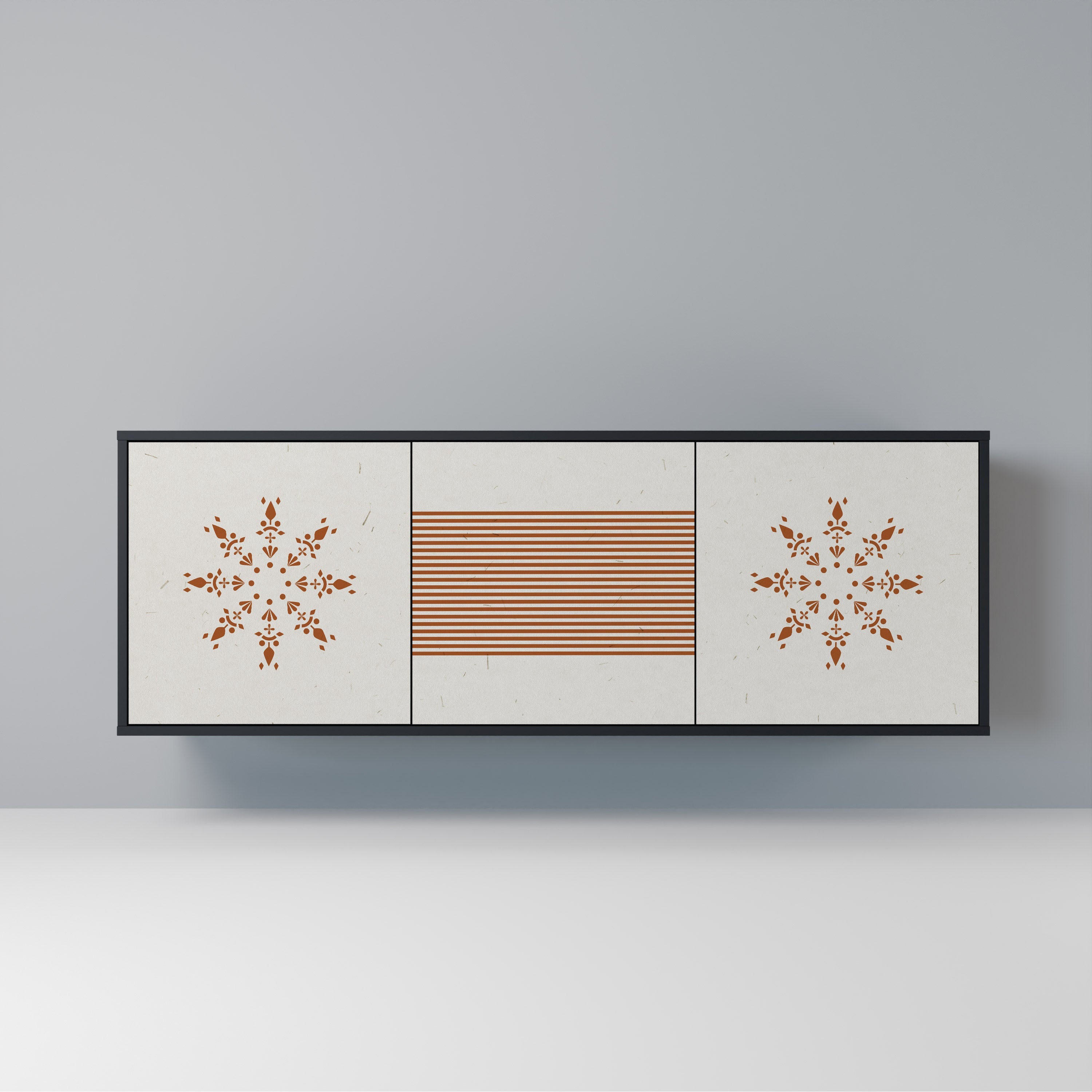 Buffet 3 portes DAILY HARMONY finition noire