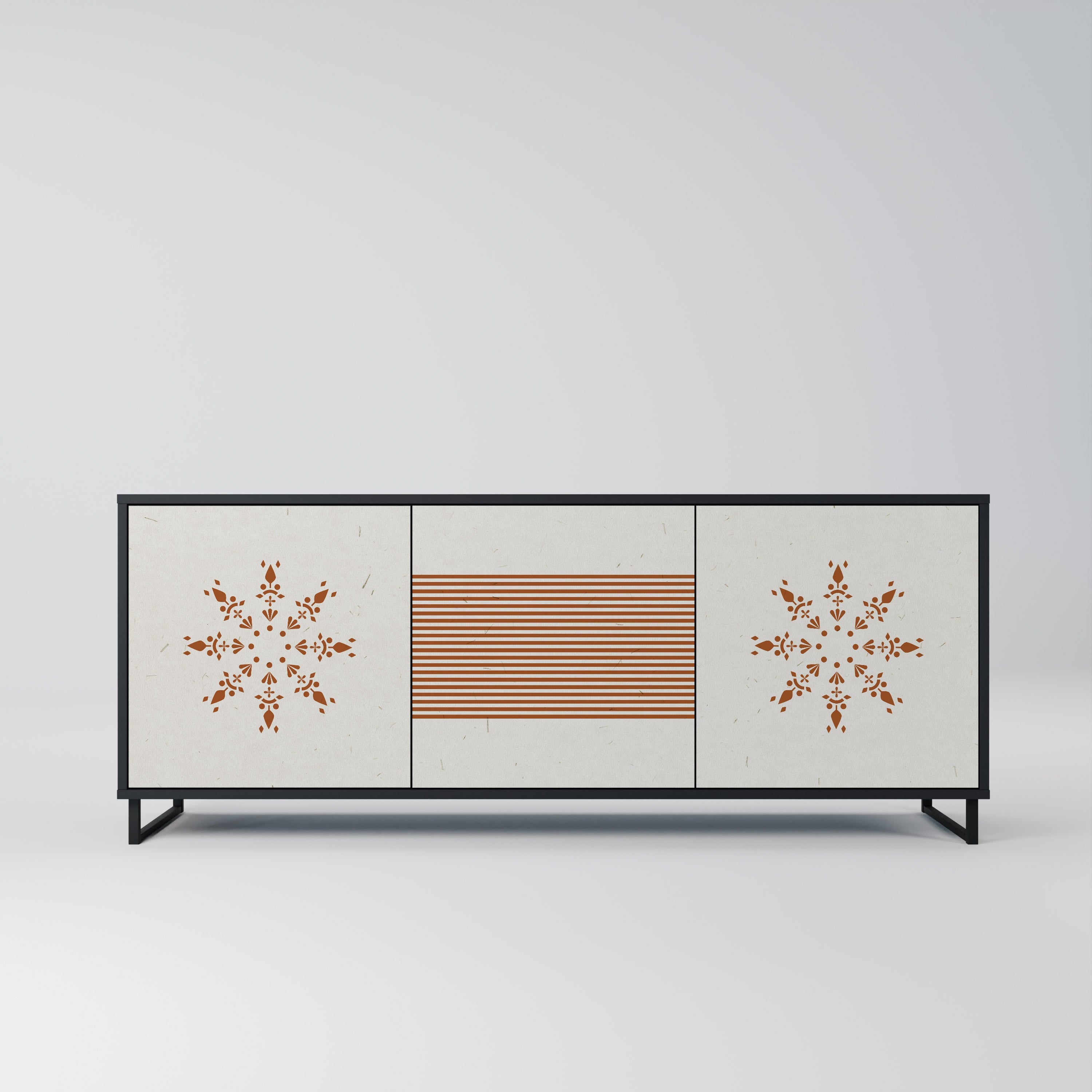 Buffet 3 portes DAILY HARMONY finition noire