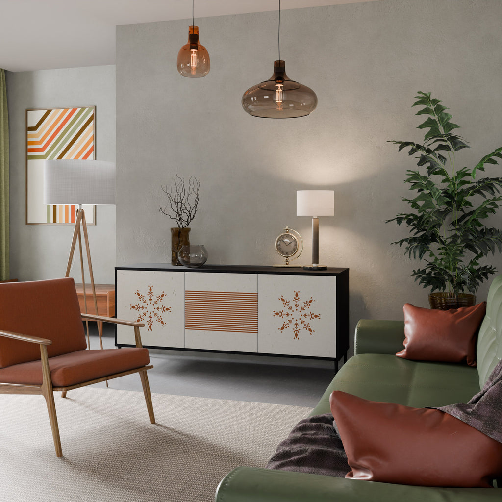 Buffet 3 portes DAILY HARMONY finition noire