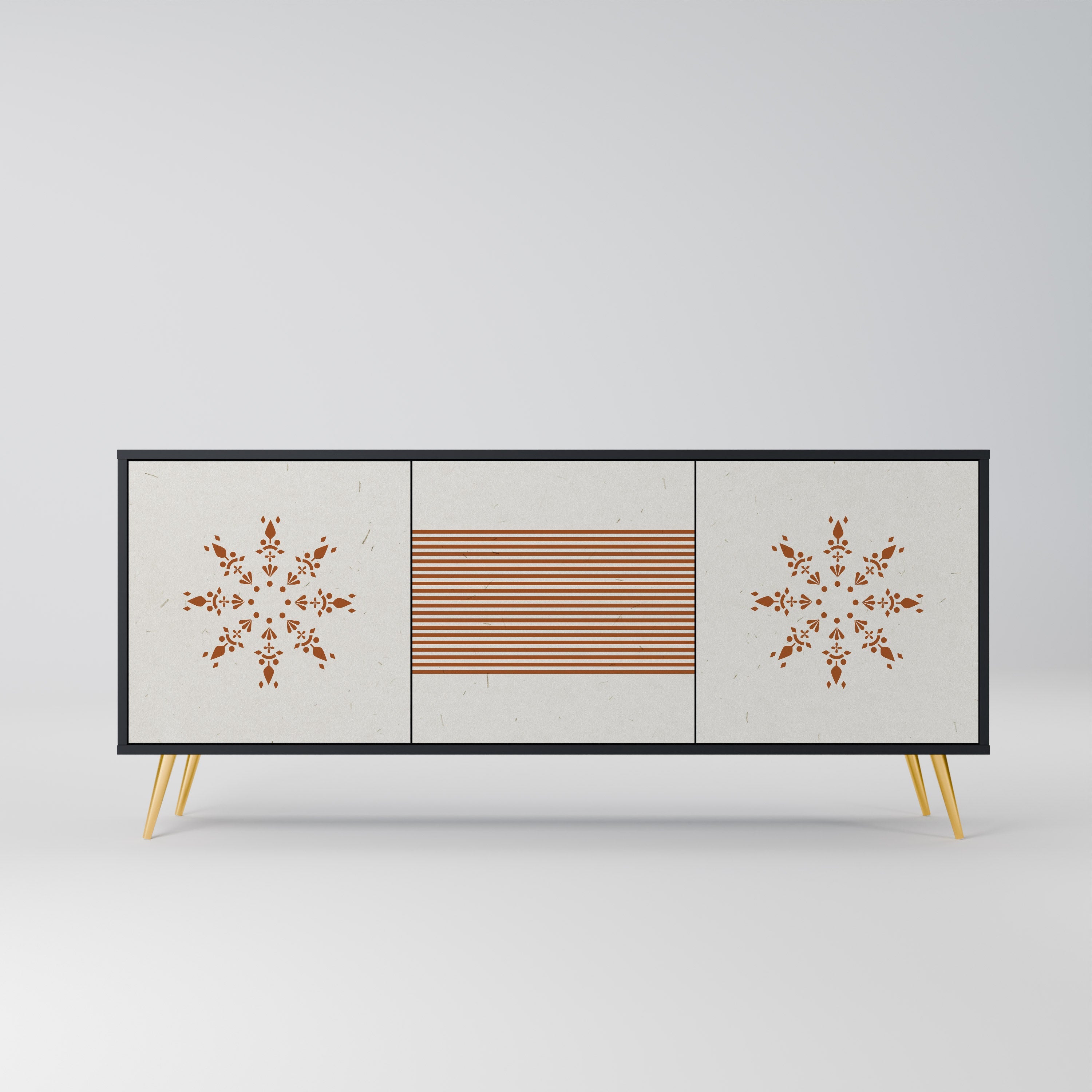 Buffet 3 portes DAILY HARMONY finition noire