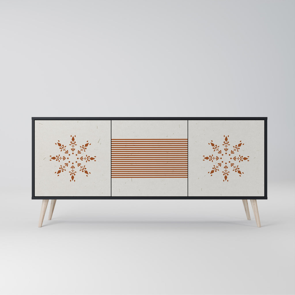 Buffet 3 portes DAILY HARMONY finition noire