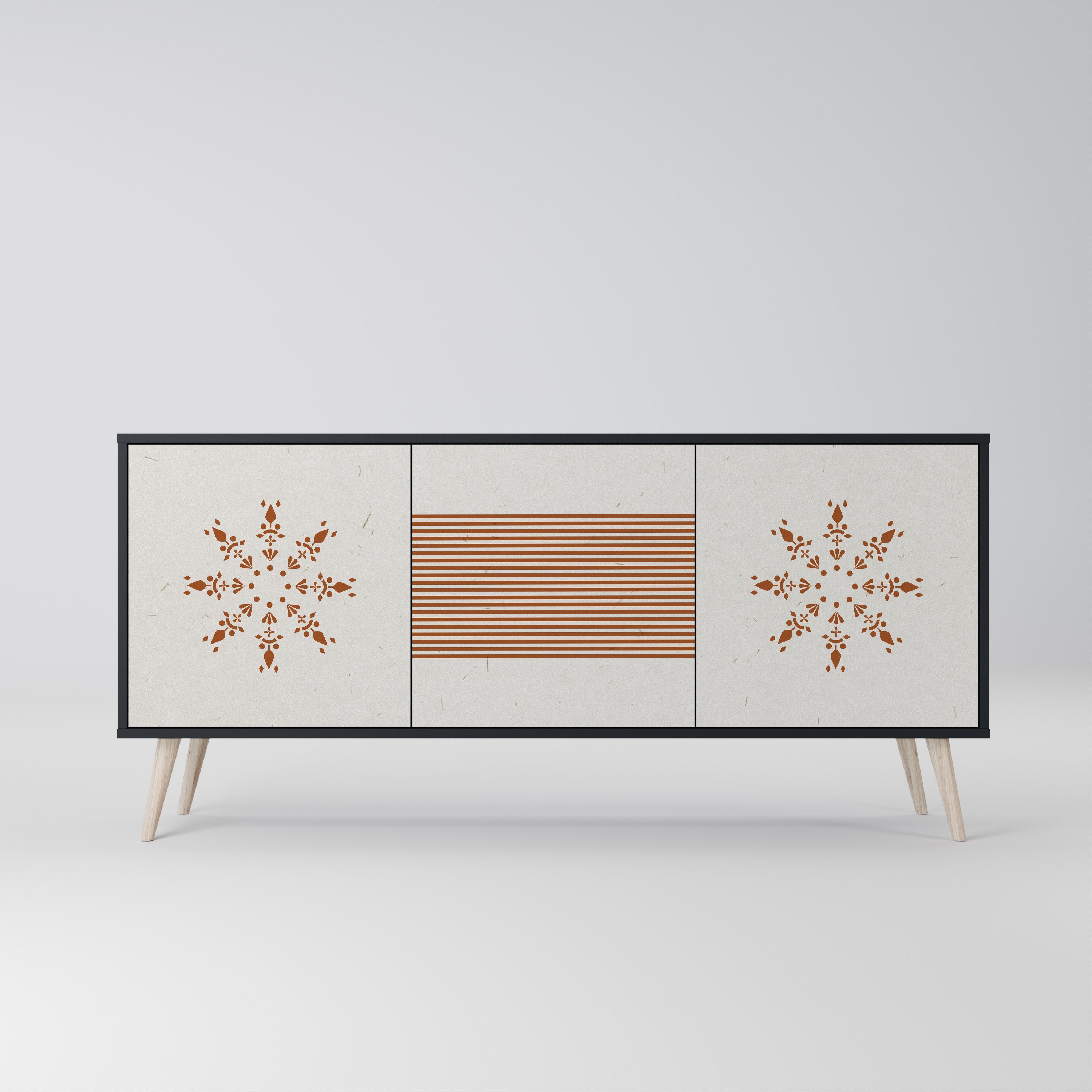 Buffet 3 portes DAILY HARMONY finition noire