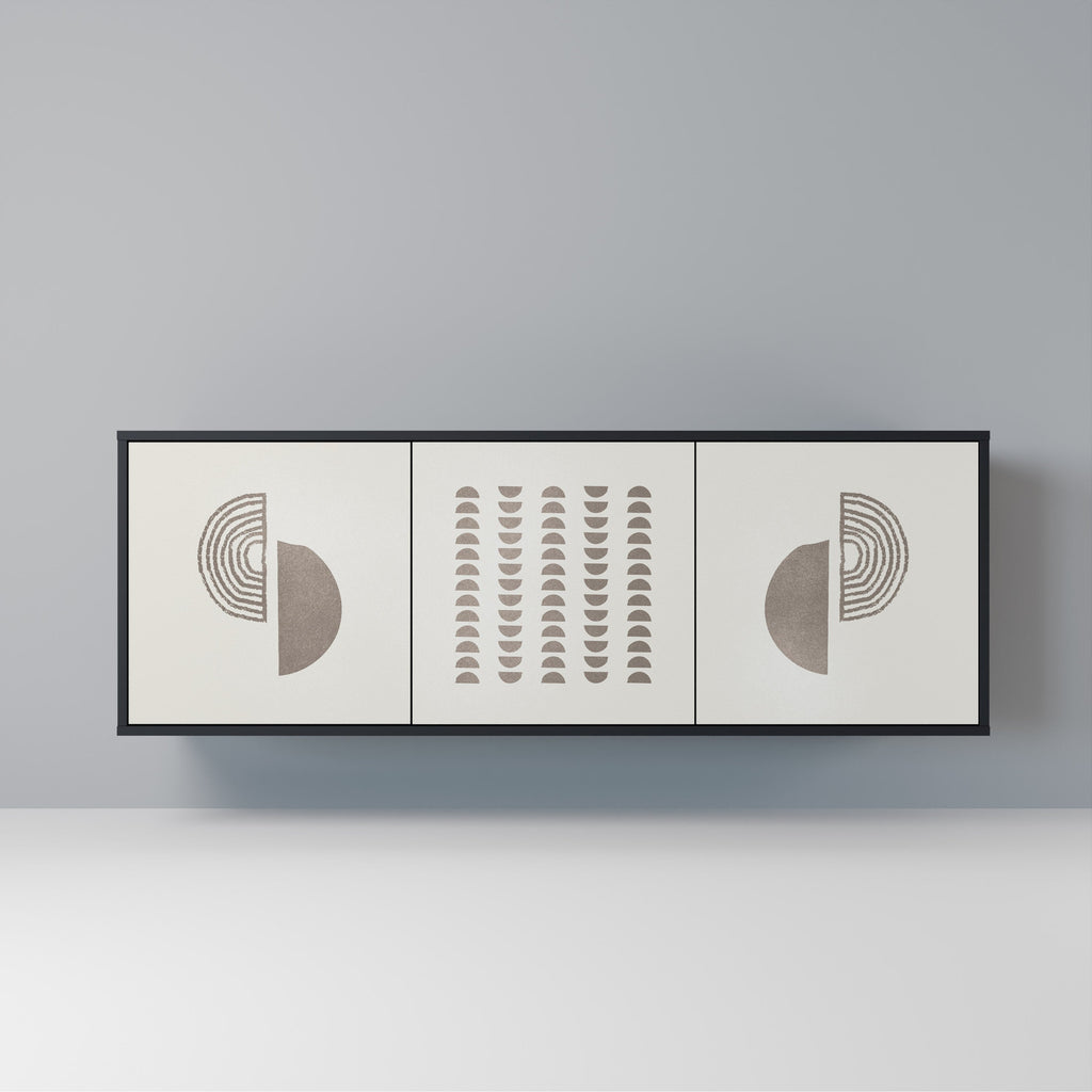 Buffet 3 portes HARMONY ESSENCE finition noire