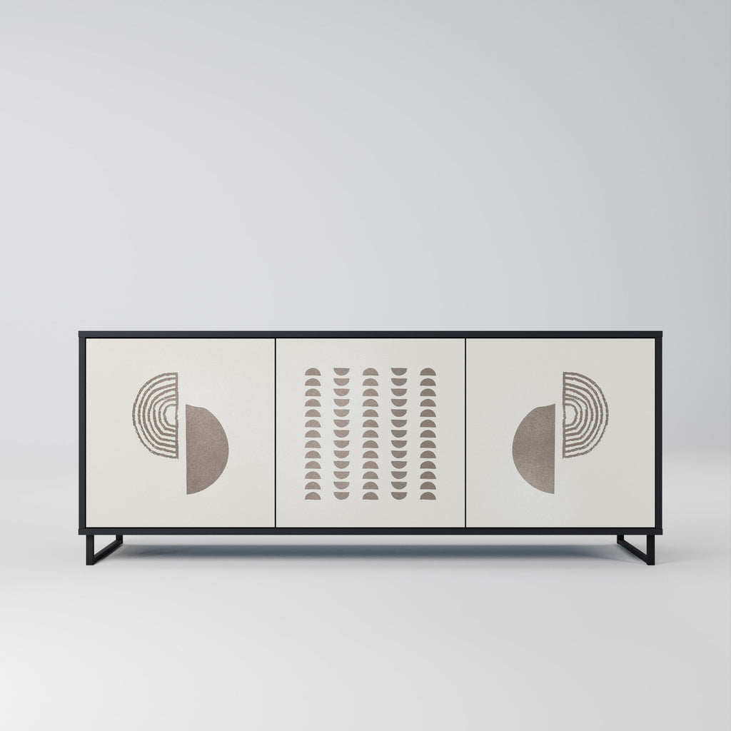 Buffet 3 portes HARMONY ESSENCE finition noire