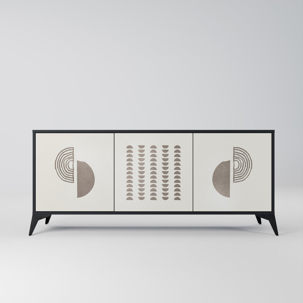 Buffet 3 portes HARMONY ESSENCE finition noire