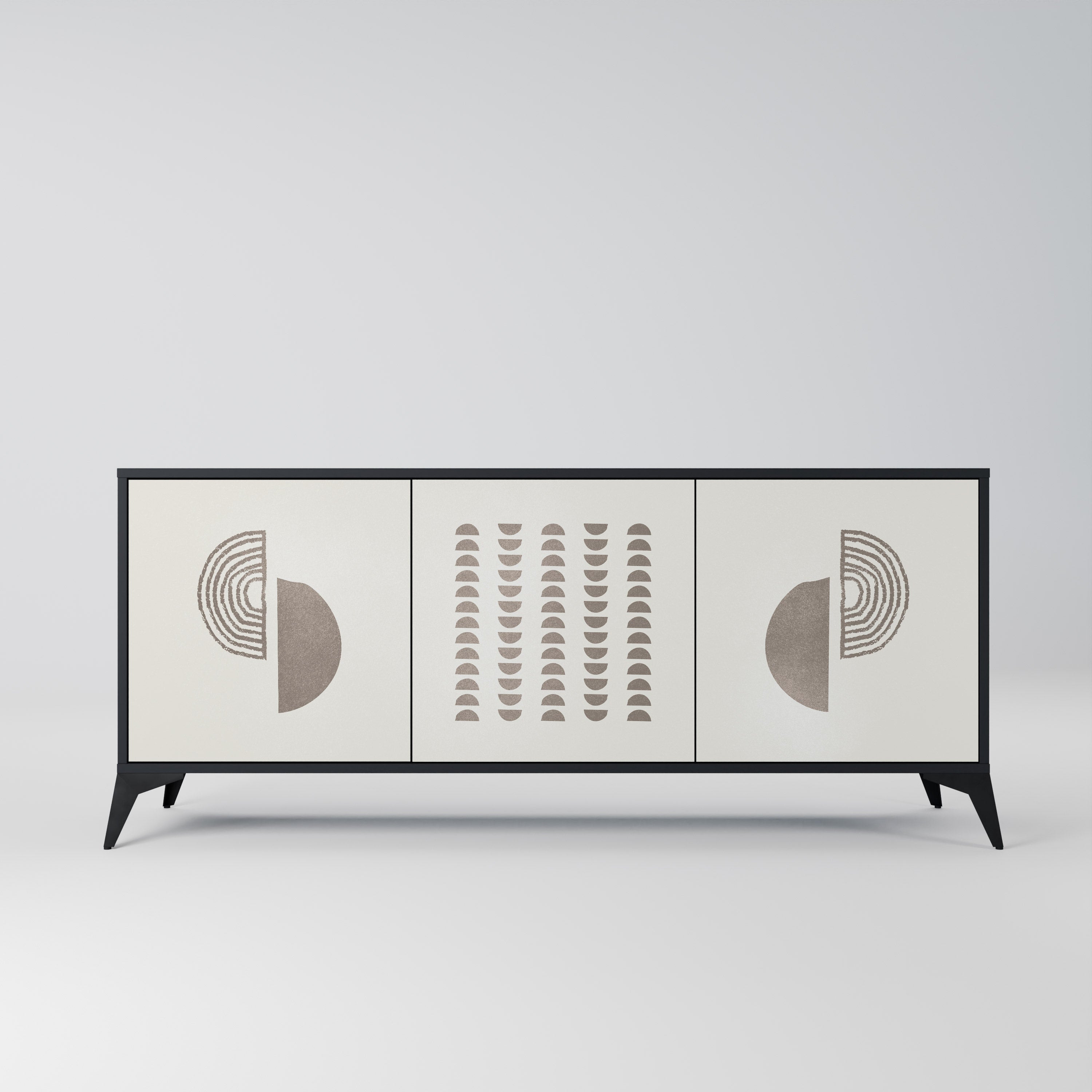 Buffet 3 portes HARMONY ESSENCE finition noire