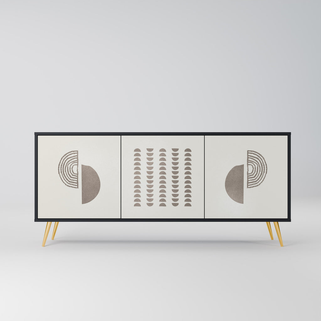 Buffet 3 portes HARMONY ESSENCE finition noire