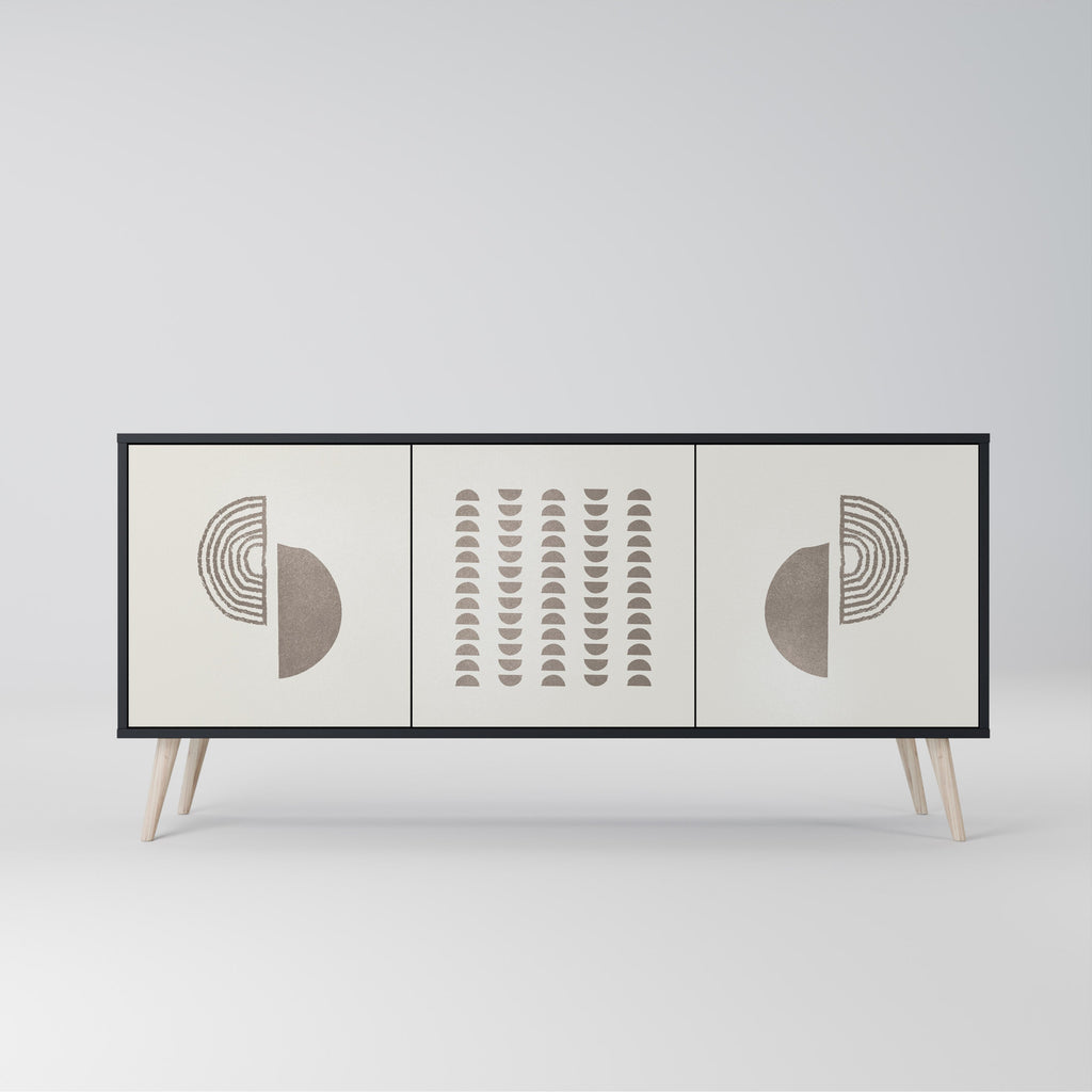 Buffet 3 portes HARMONY ESSENCE finition noire