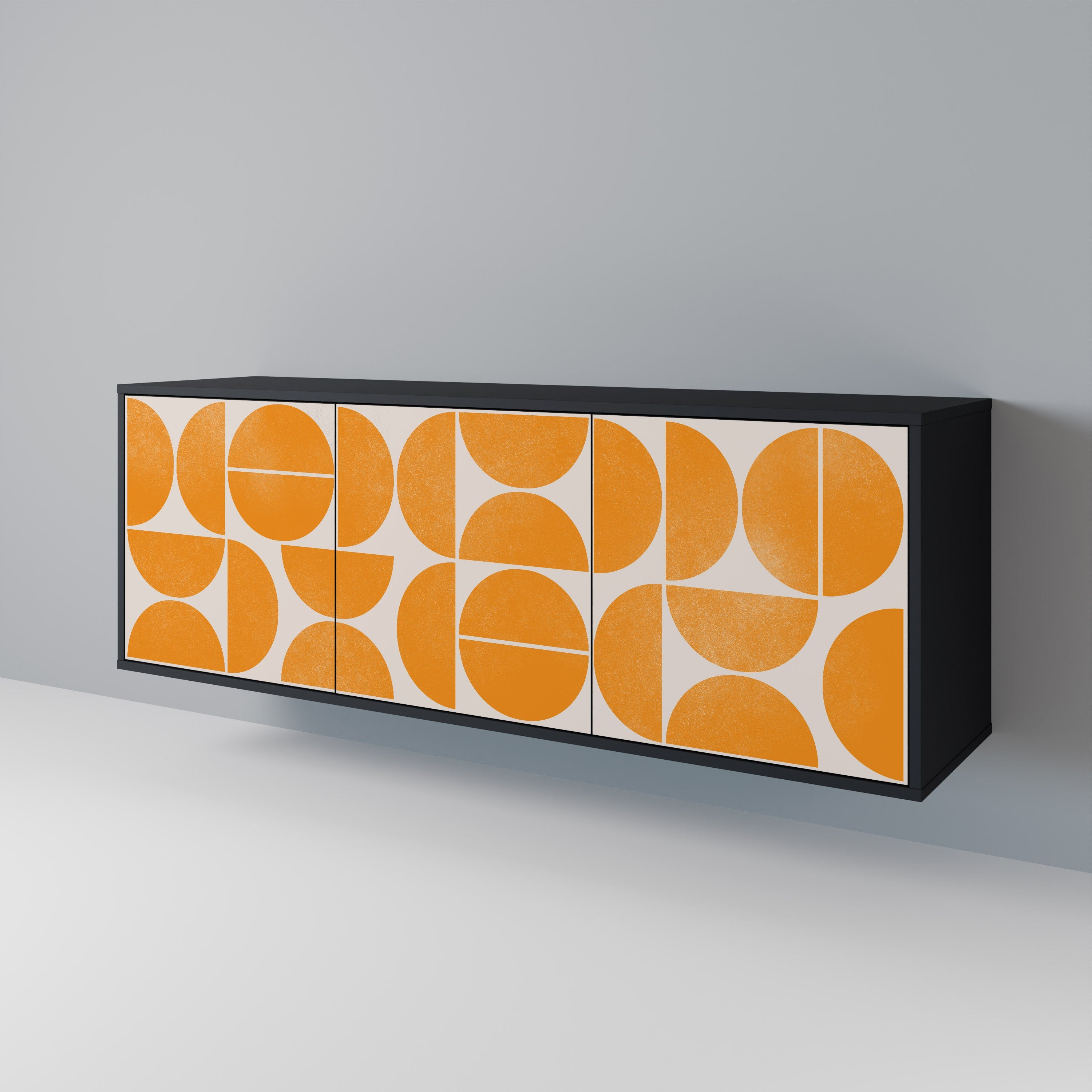 Buffet 3 portes RECURRING DREAMS en finition noire