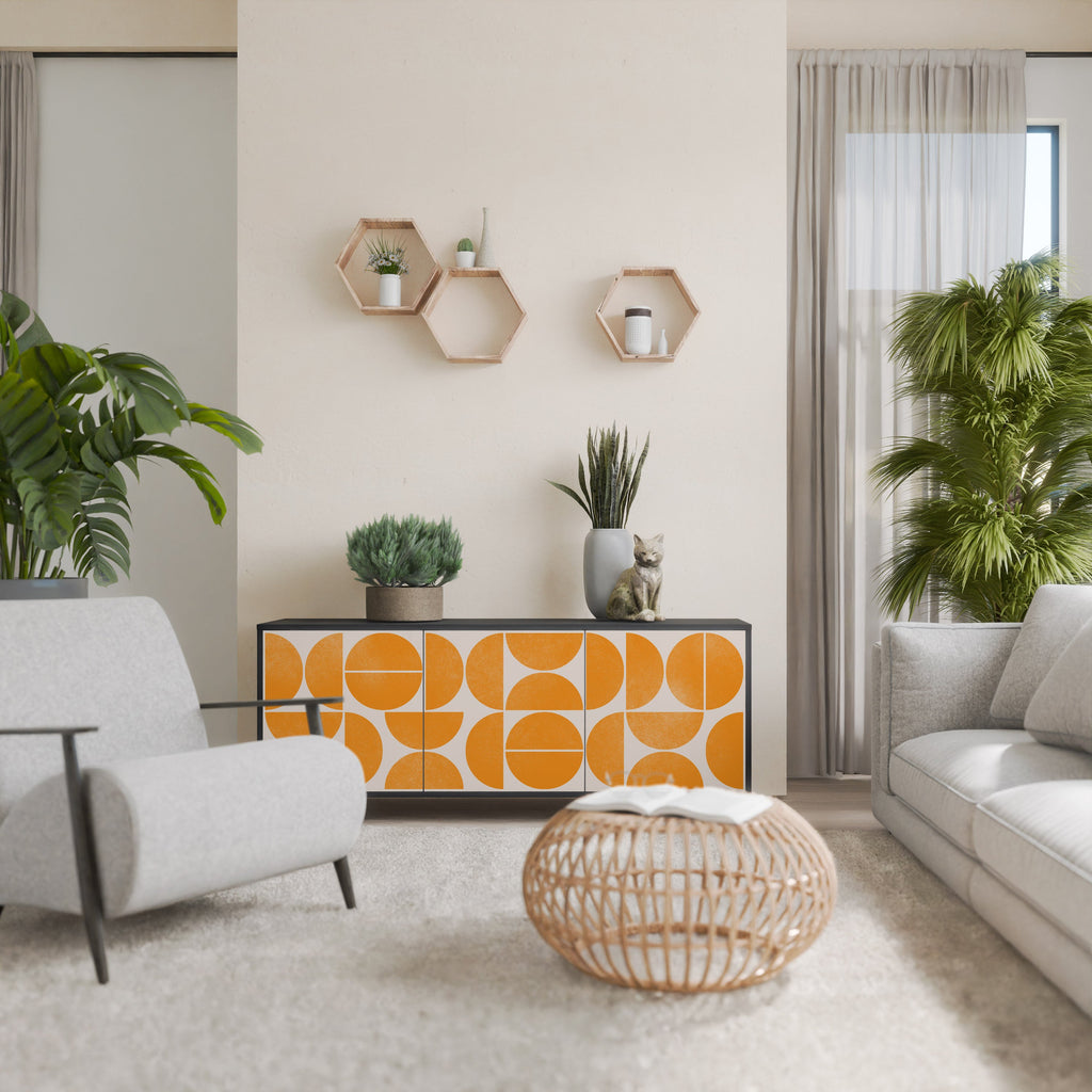 Buffet 3 portes RECURRING DREAMS en finition noire