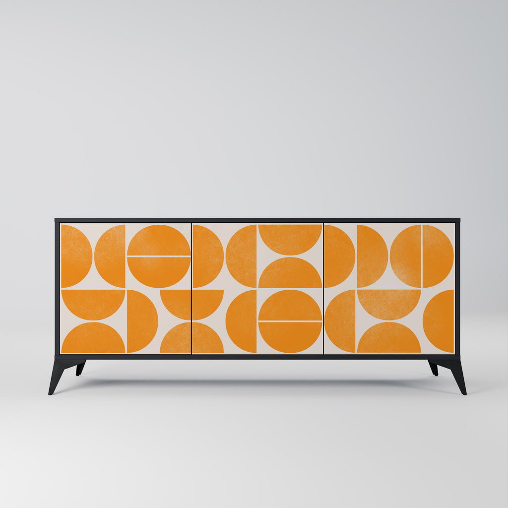 Buffet 3 portes RECURRING DREAMS en finition noire