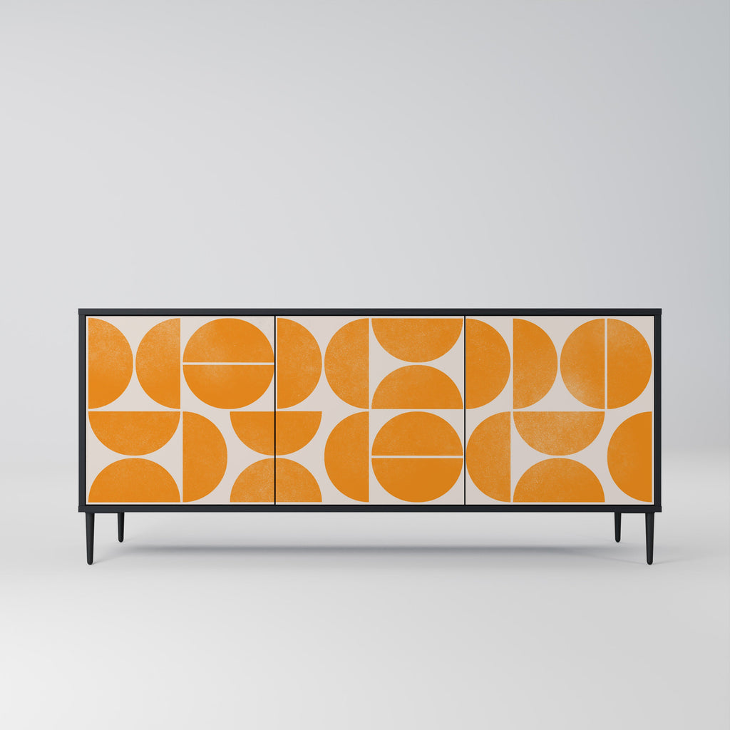 Buffet 3 portes RECURRING DREAMS en finition noire