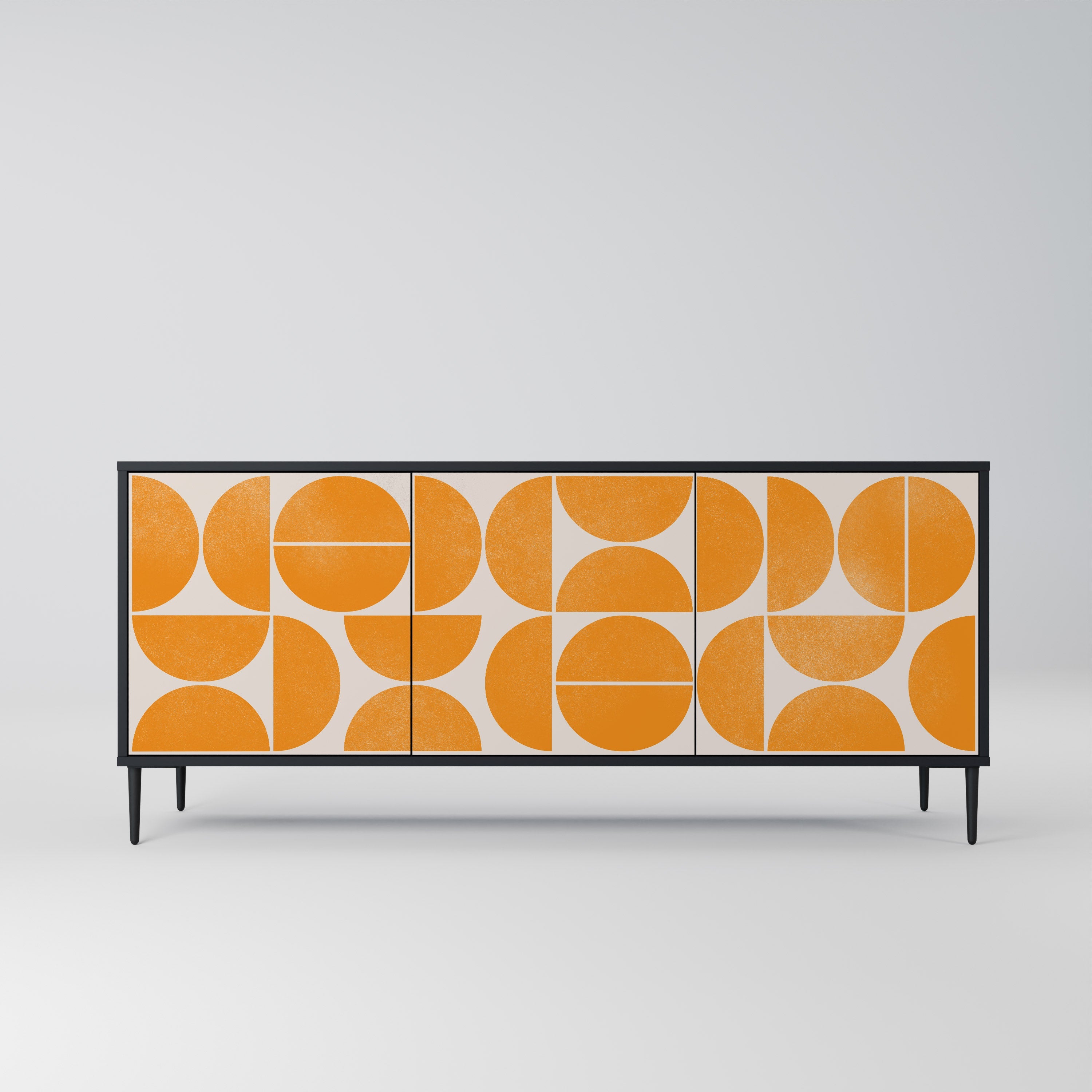 Buffet 3 portes RECURRING DREAMS en finition noire