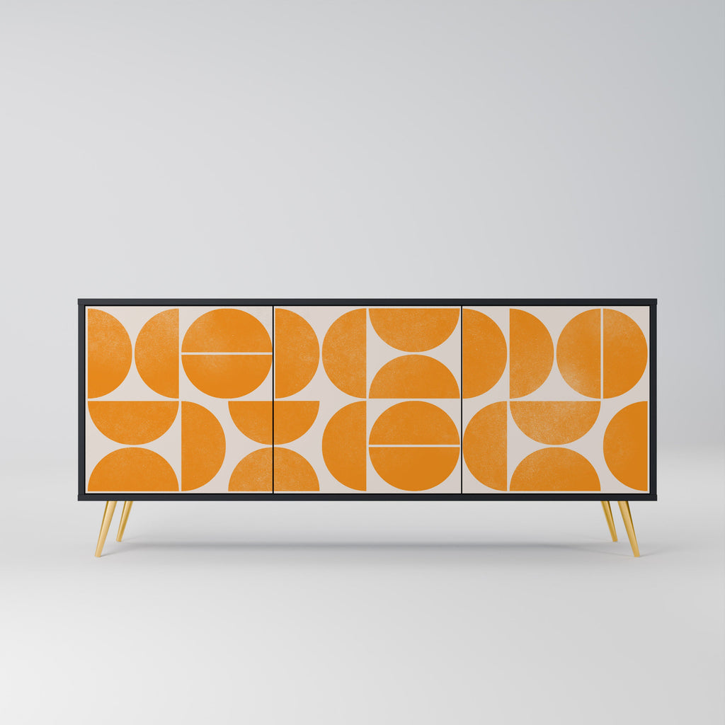 Buffet 3 portes RECURRING DREAMS en finition noire