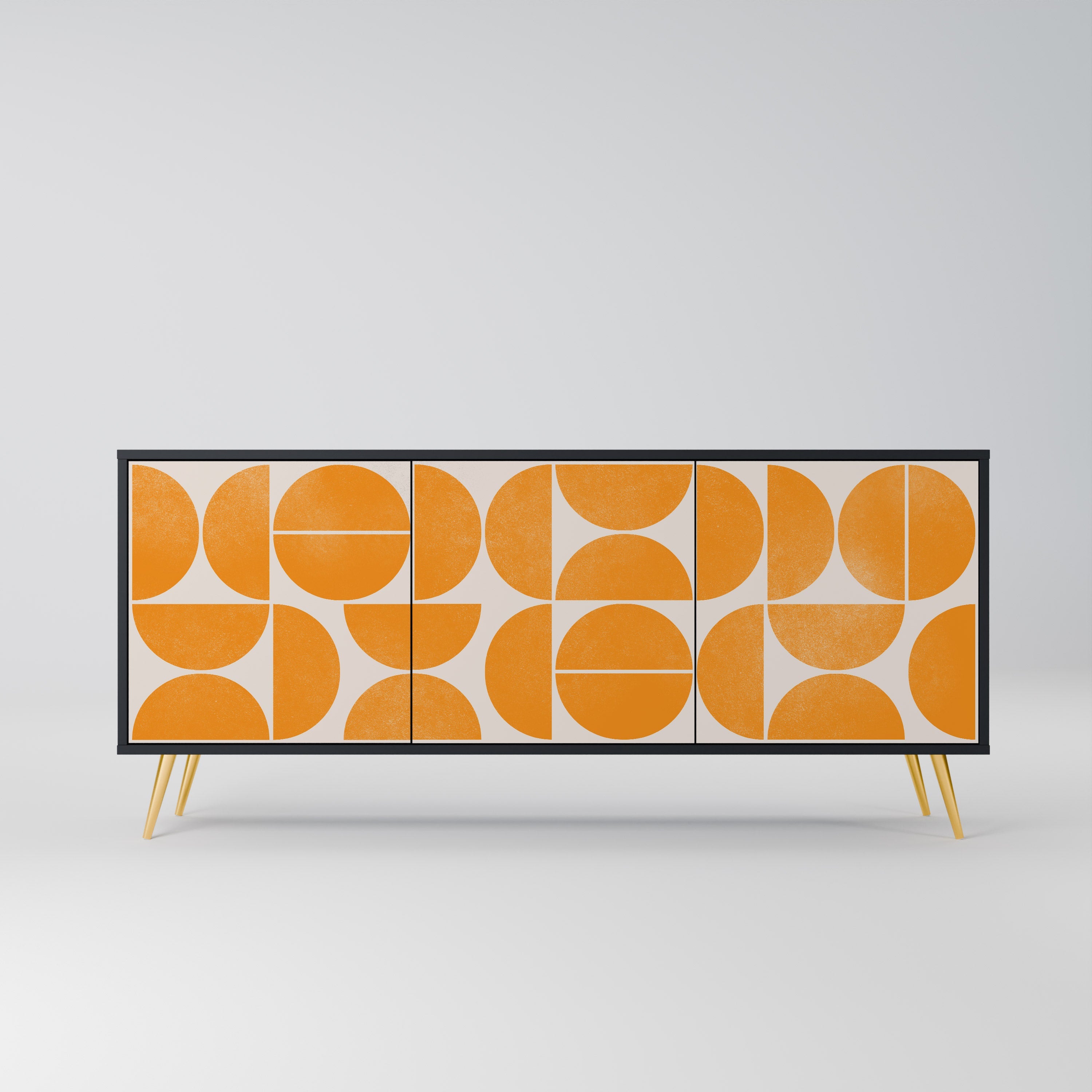 Buffet 3 portes RECURRING DREAMS en finition noire