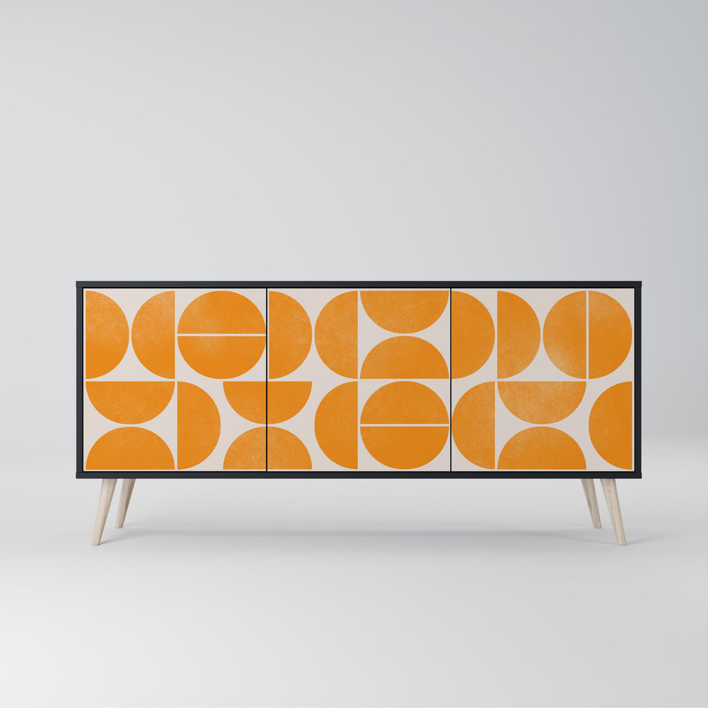 Buffet 3 portes RECURRING DREAMS en finition noire