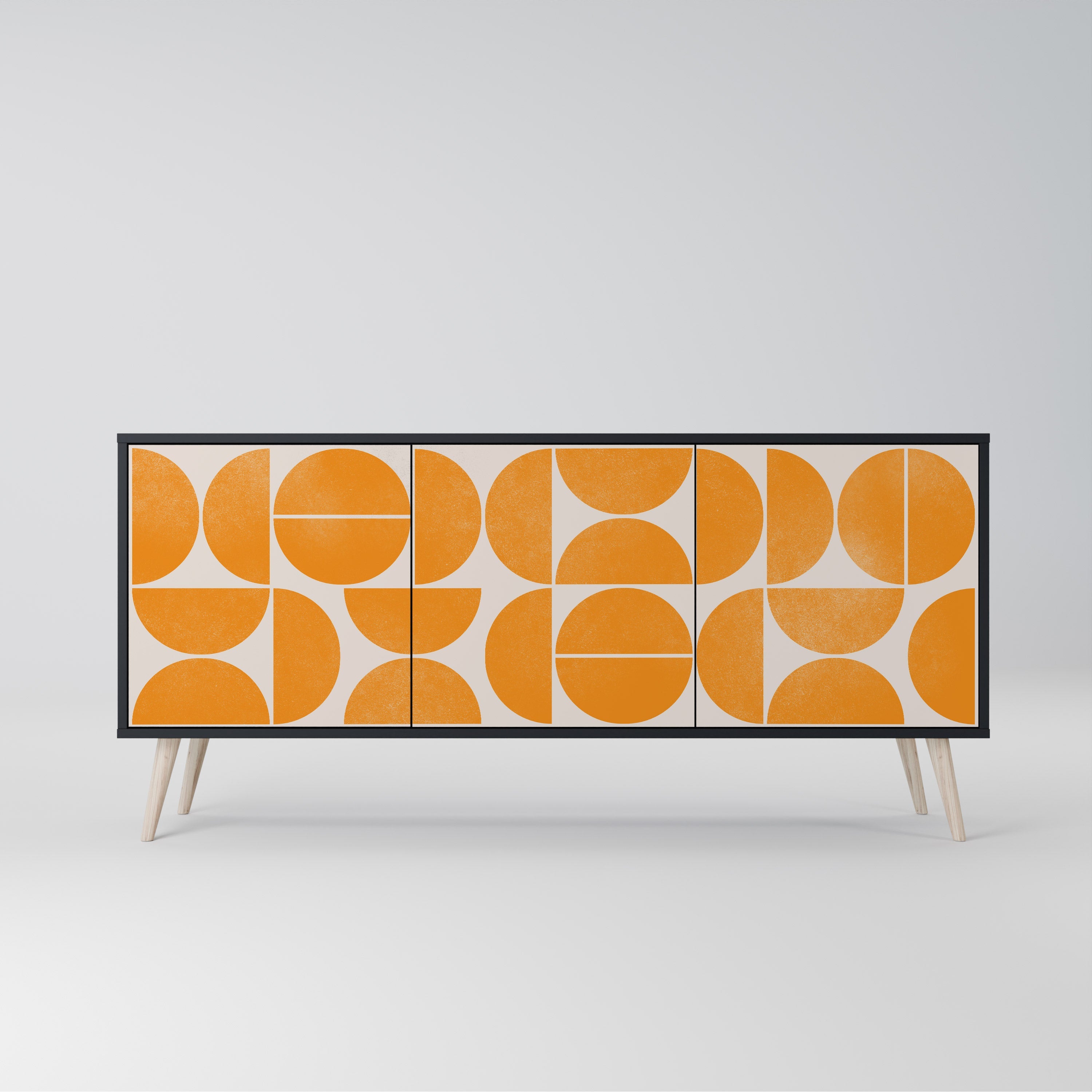 Buffet 3 portes RECURRING DREAMS en finition noire