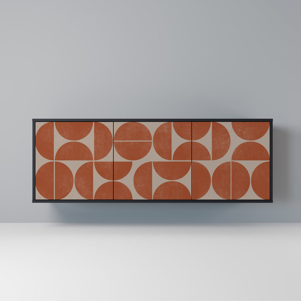 Buffet 3 portes REPETITION COMPULSION en finition noire