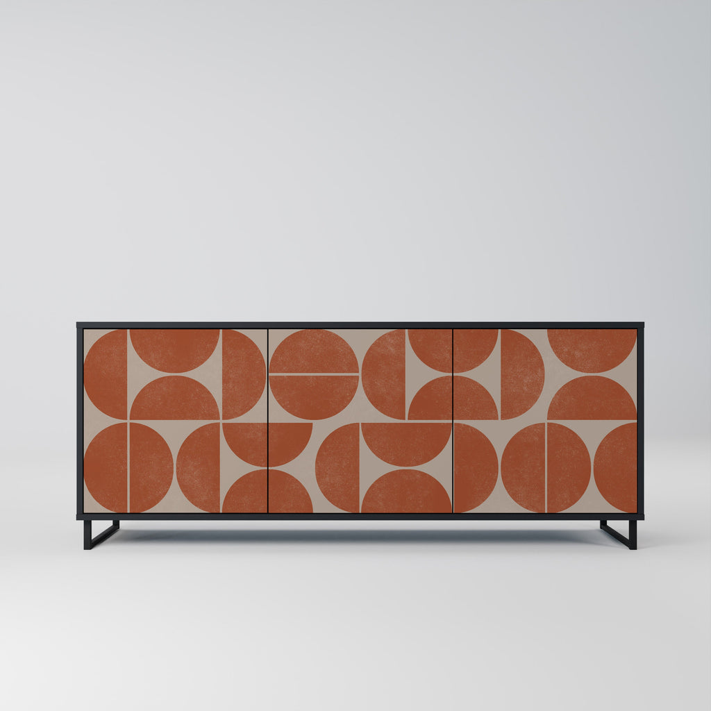 Buffet 3 portes REPETITION COMPULSION en finition noire