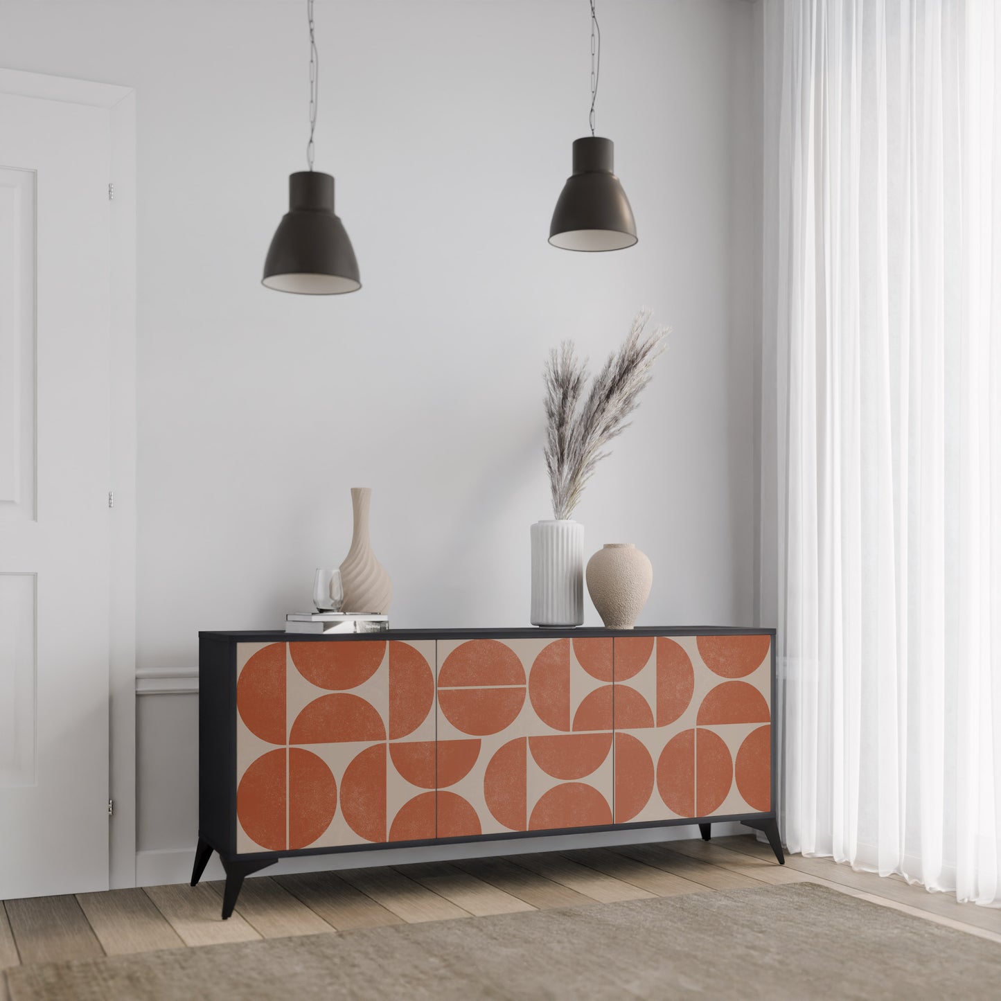 REPETITION COMPULSION 3-Door Sideboard