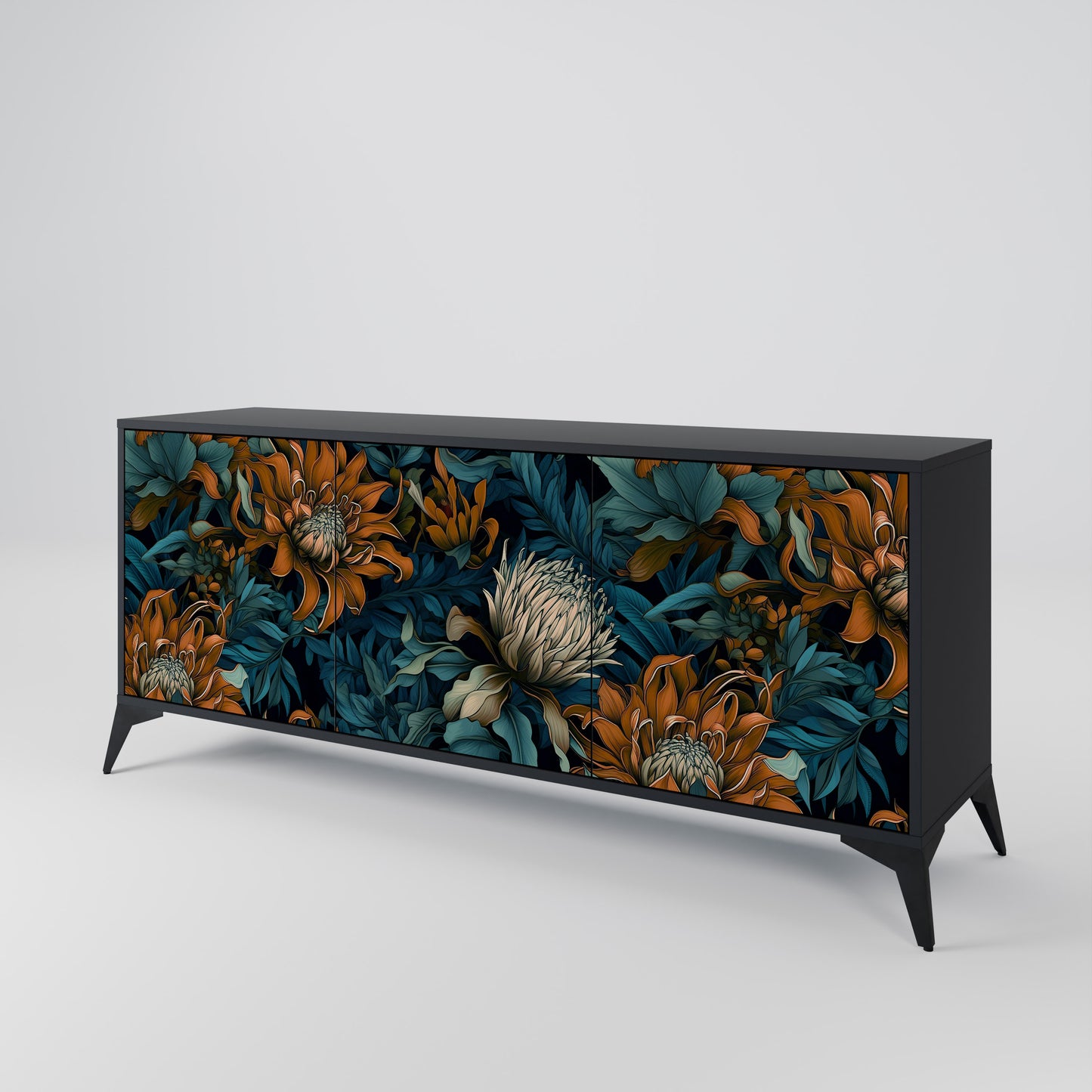 MORNING BLOOM 3-Door Sideboard