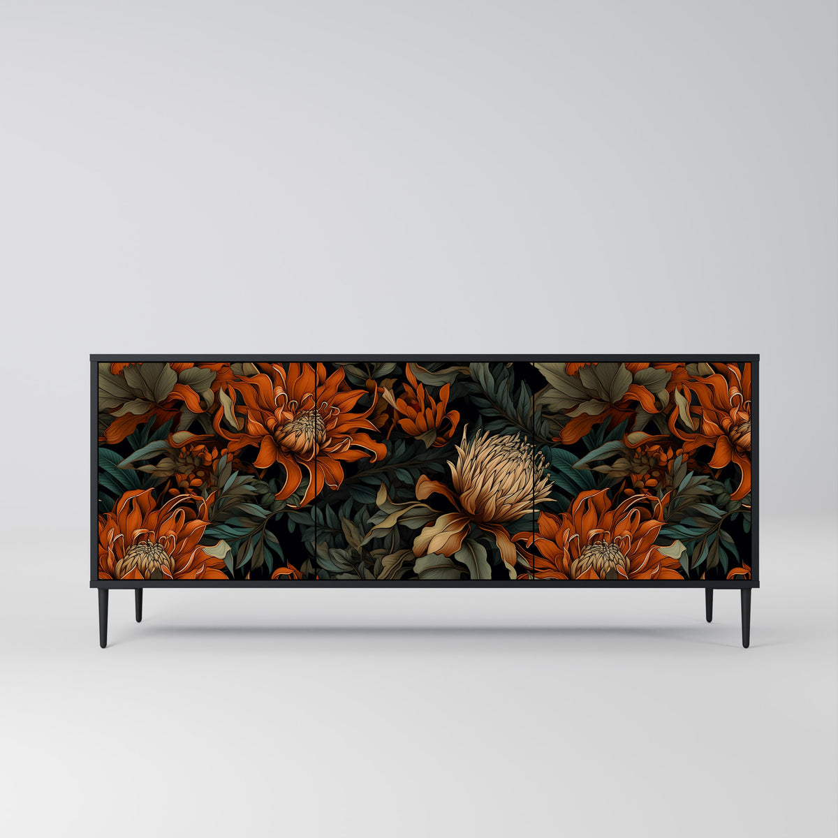 DAWN BLOOM 3-Door Sideboard