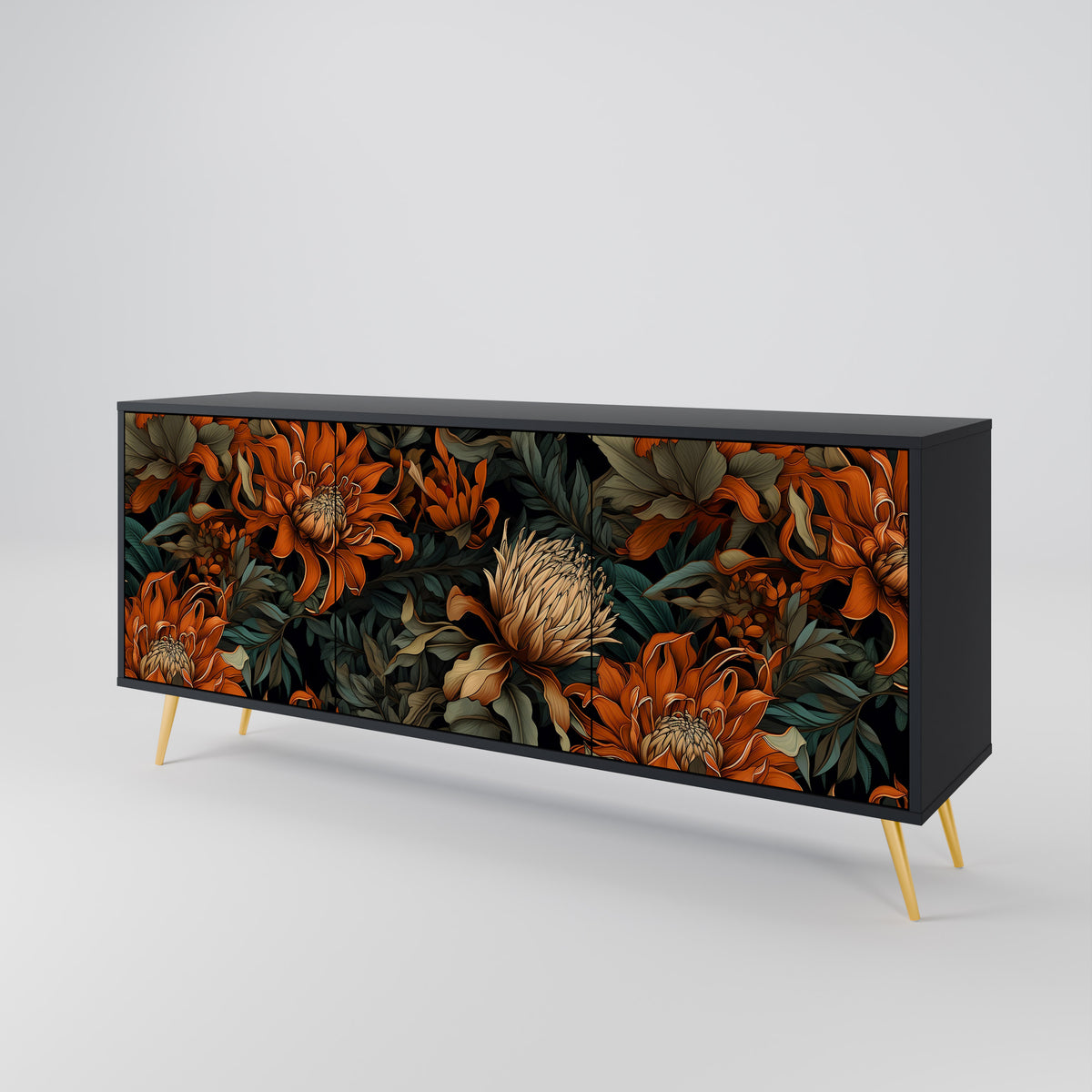 DAWN BLOOM 3-Door Sideboard