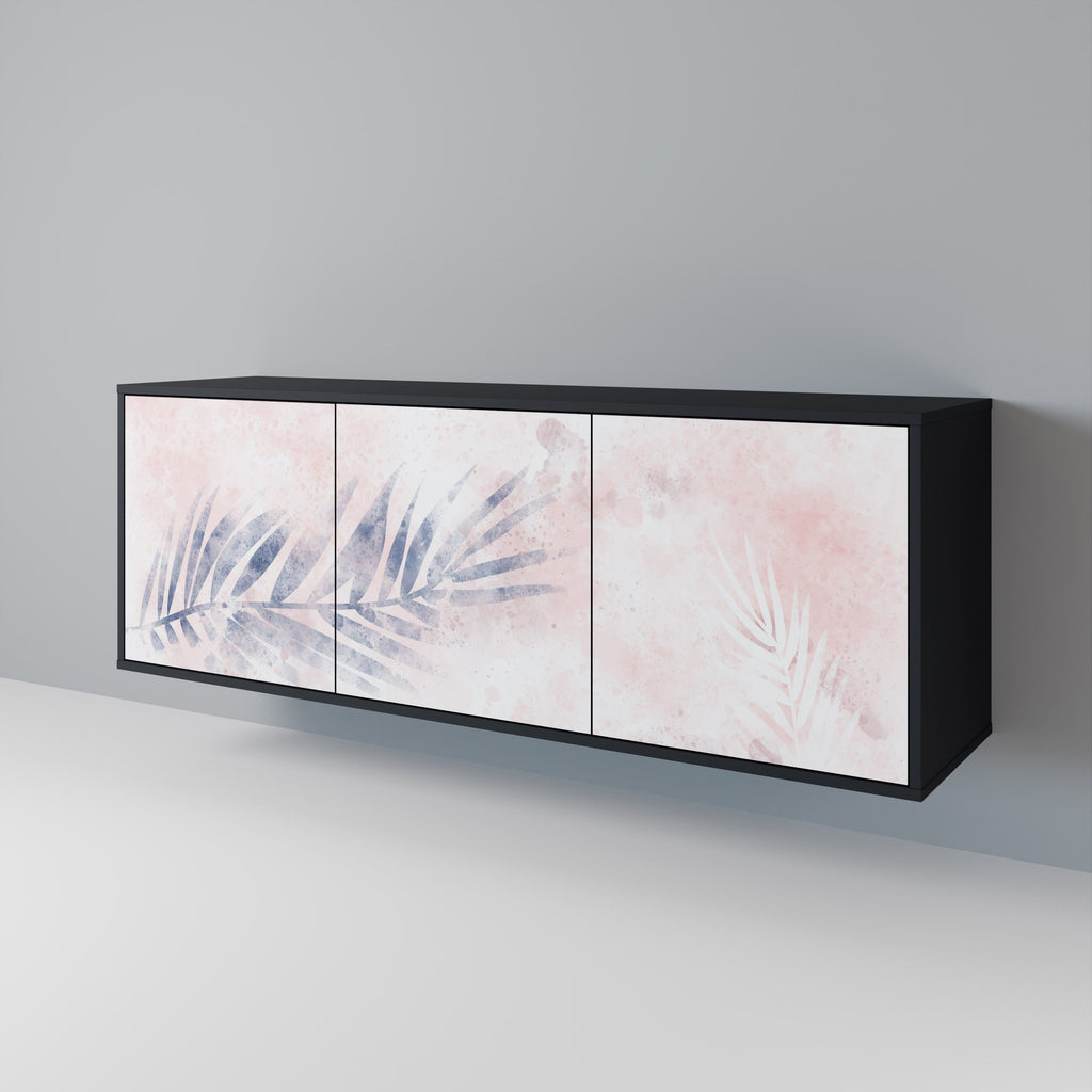 Buffet 3 portes TIMELESS FLOAT en finition noire