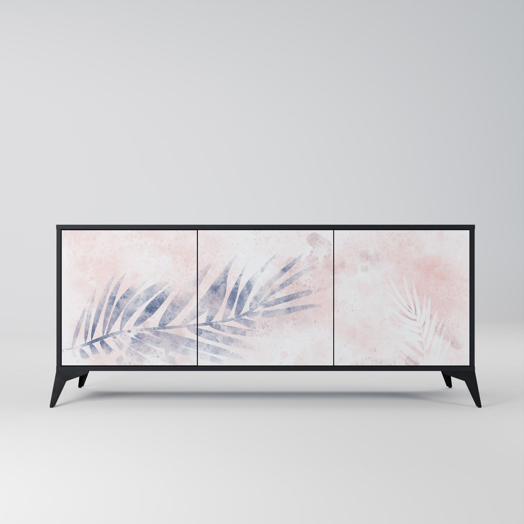 Buffet 3 portes TIMELESS FLOAT en finition noire