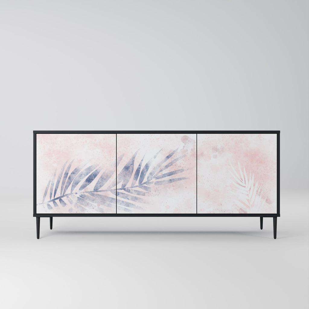 Buffet 3 portes TIMELESS FLOAT en finition noire