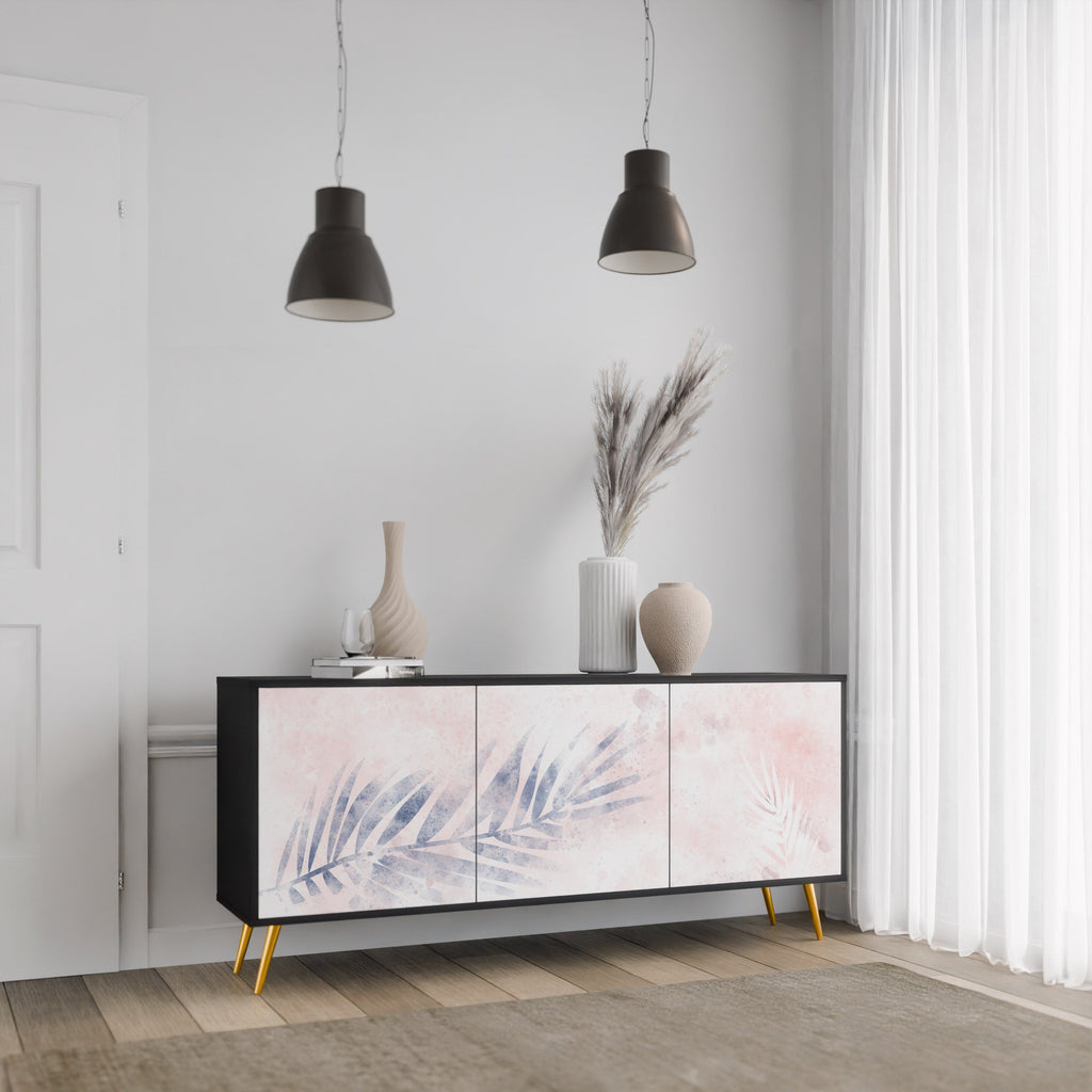 Buffet 3 portes TIMELESS FLOAT en finition noire