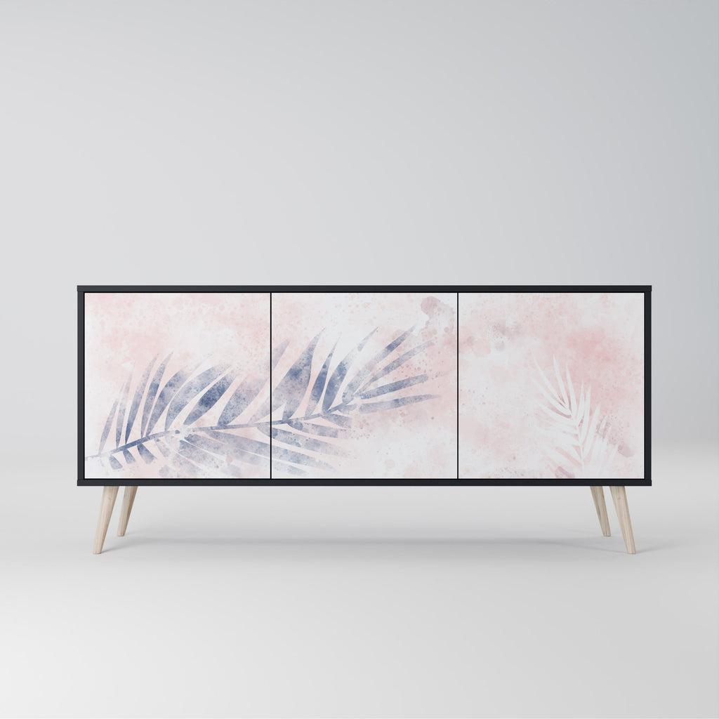 Buffet 3 portes TIMELESS FLOAT en finition noire