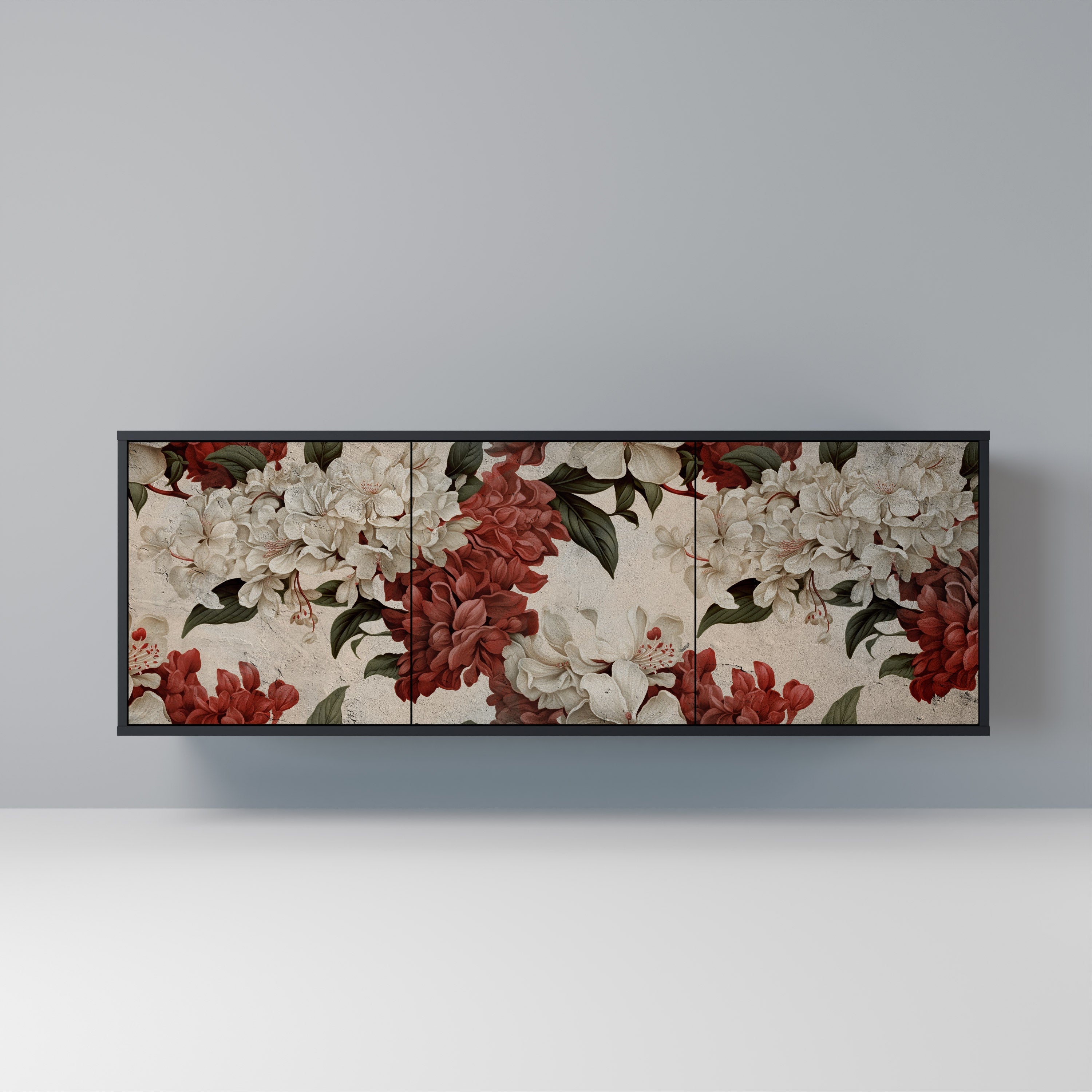 Buffet 3 portes EPHEMERAL DAYS en finition noire