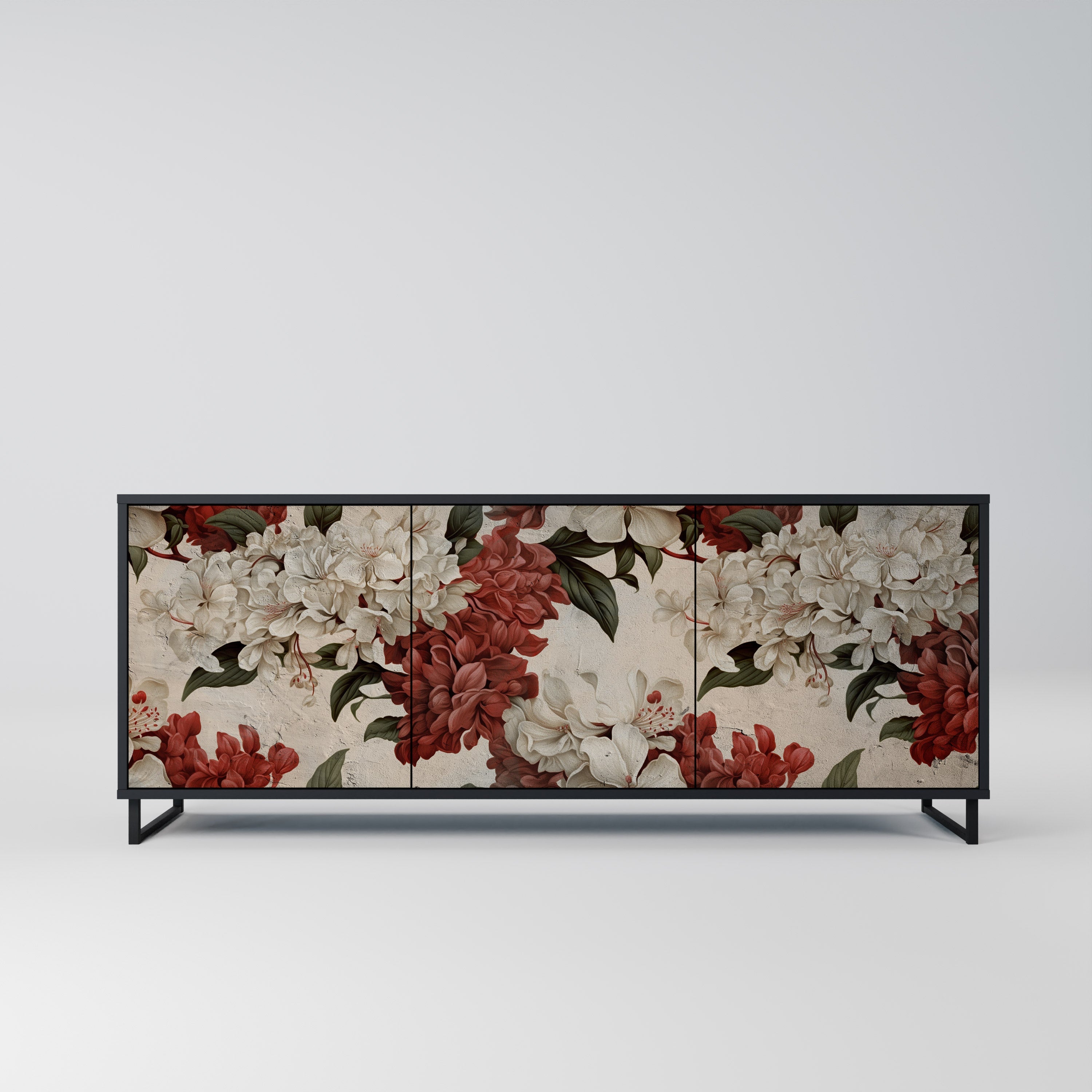 Buffet 3 portes EPHEMERAL DAYS en finition noire