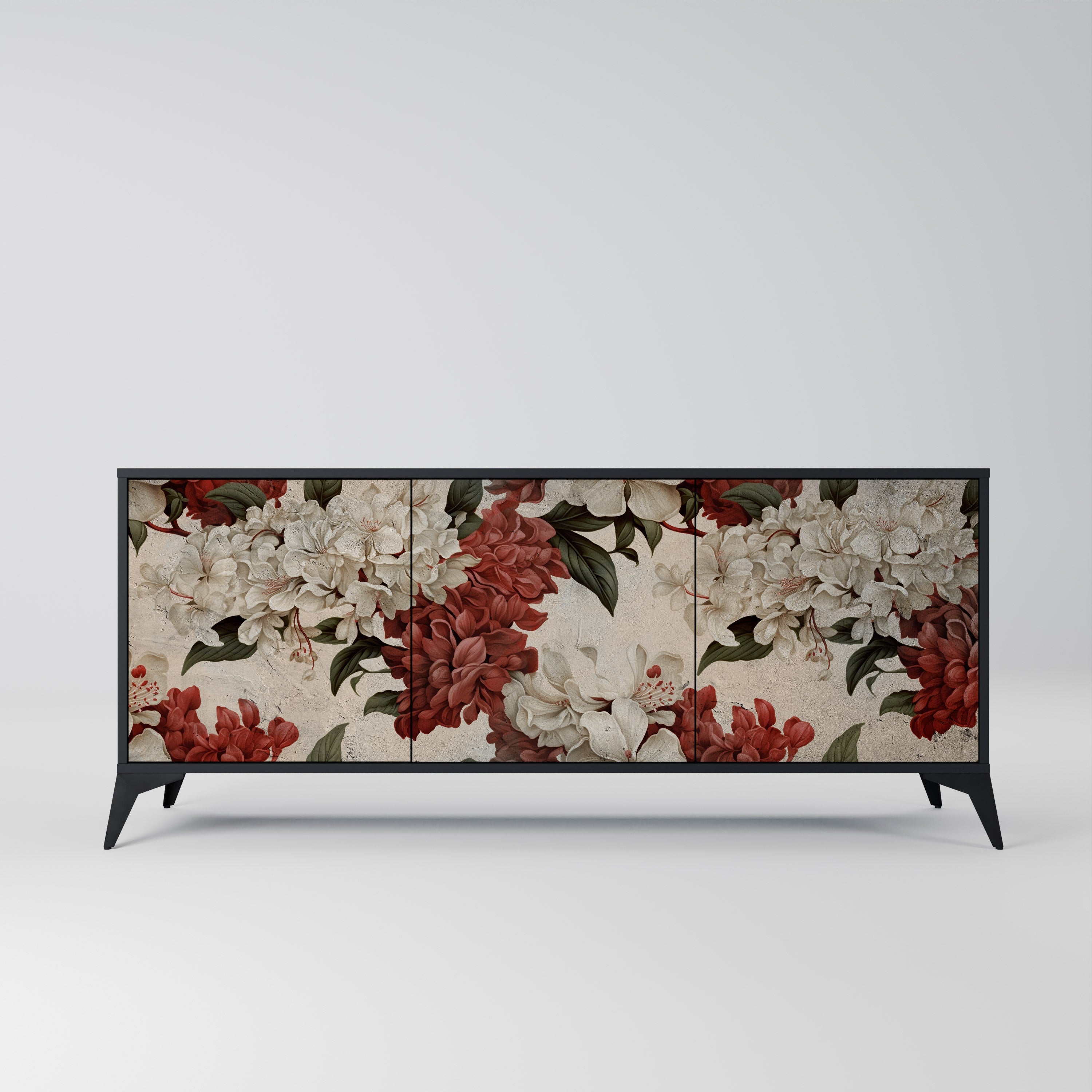 Buffet 3 portes EPHEMERAL DAYS en finition noire